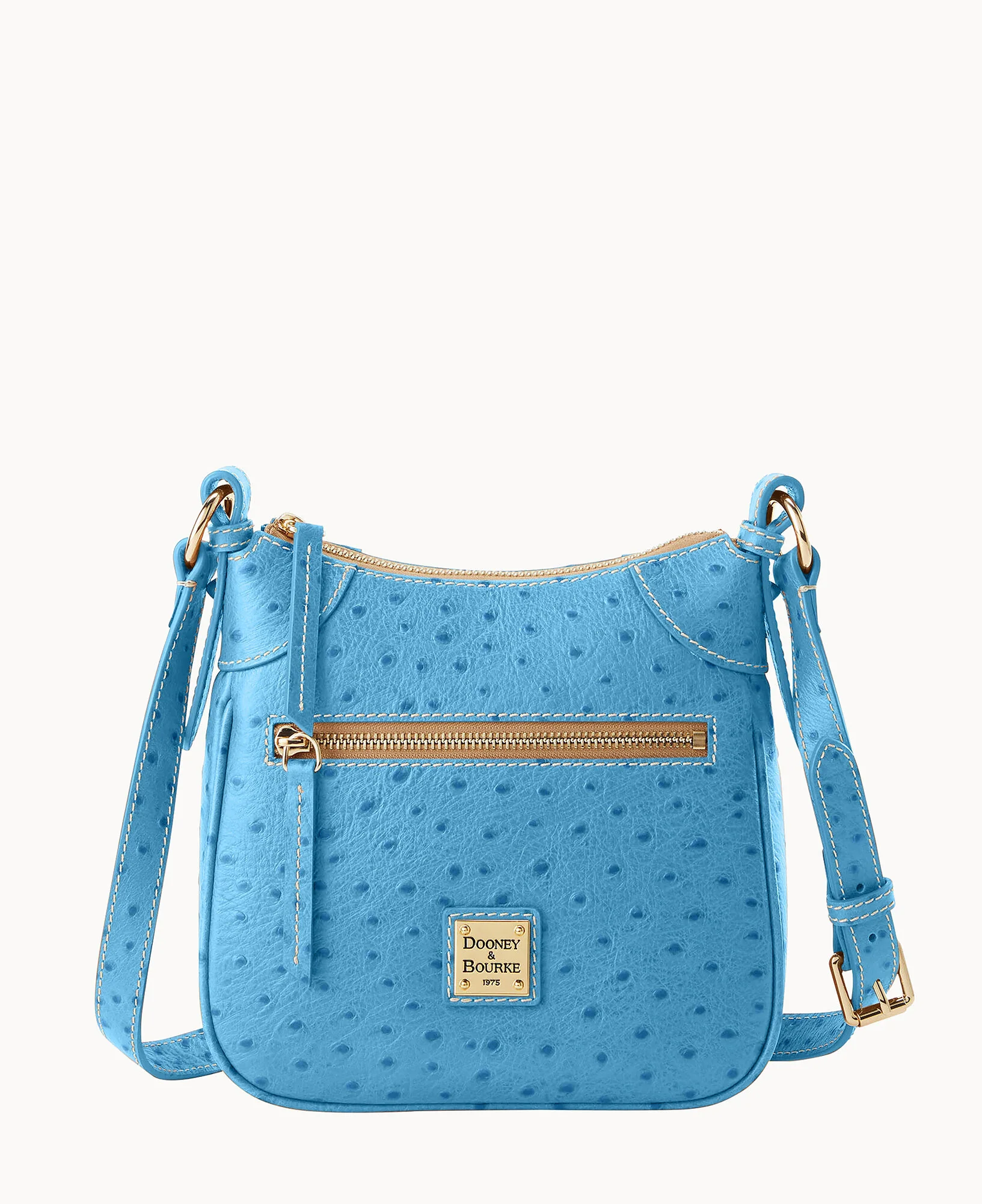 Ostrich Front Zip Crossbody - Image 53
