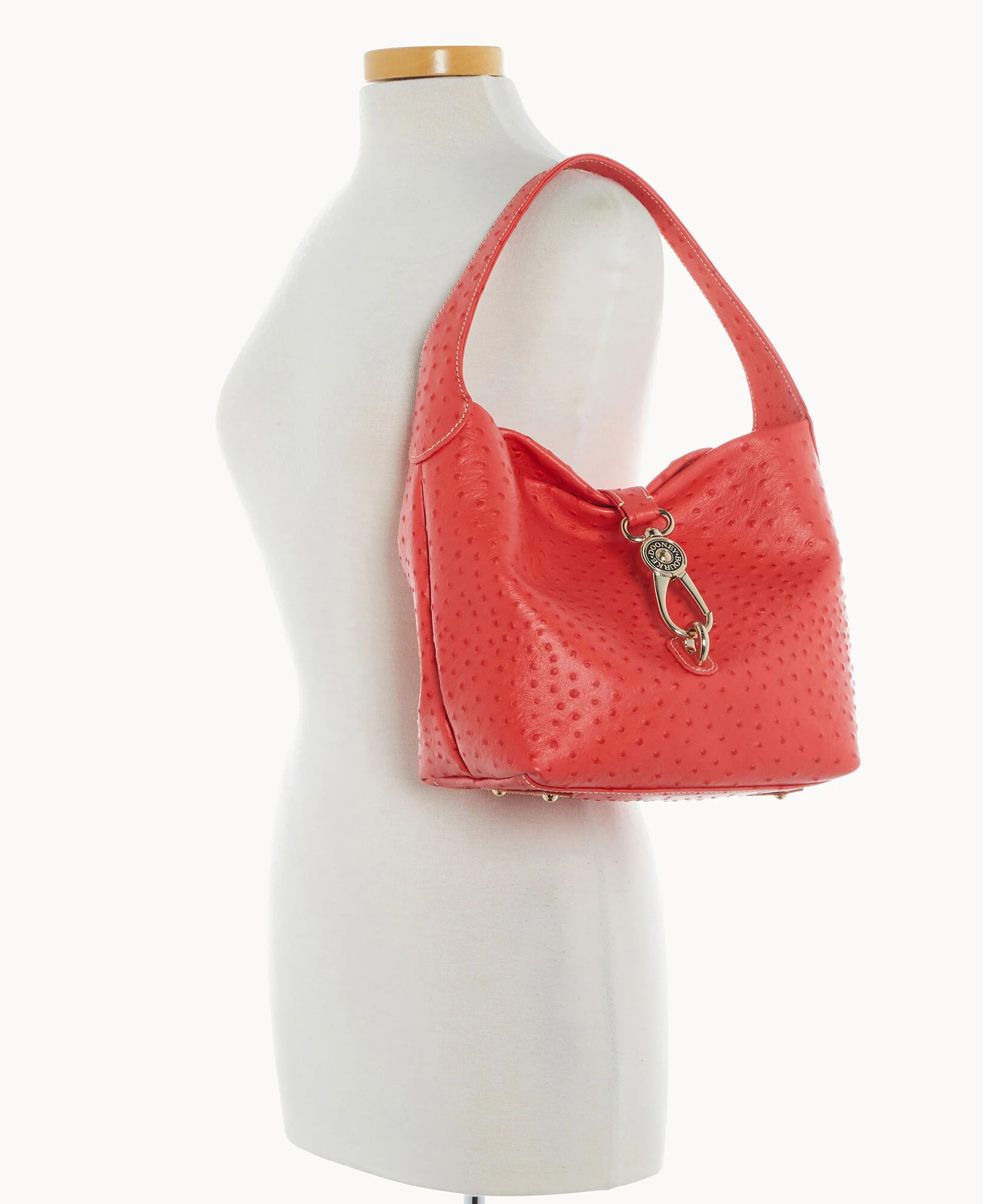 Ostrich Logo Lock Hobo - Image 12