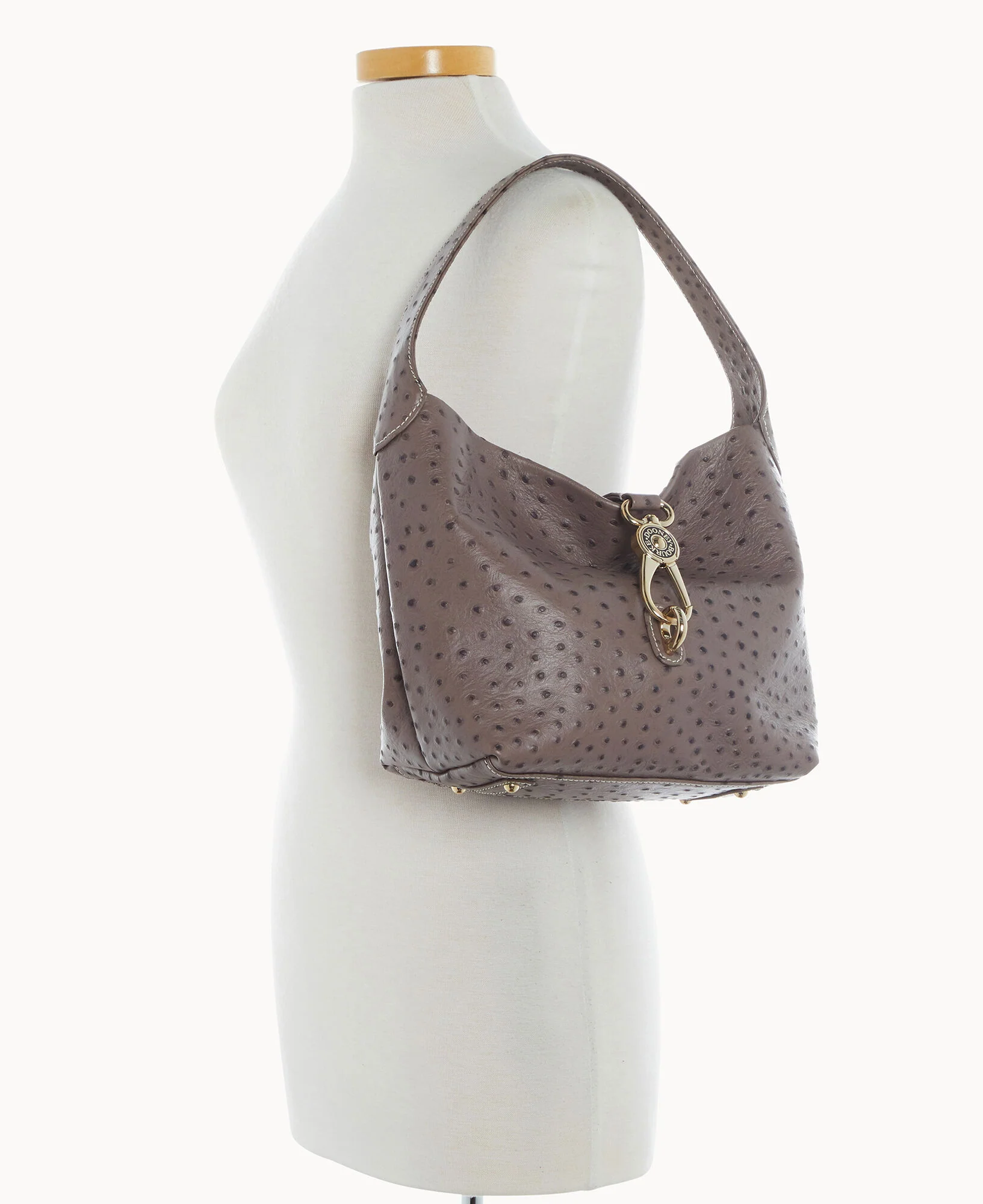 Ostrich Logo Lock Hobo - Image 20