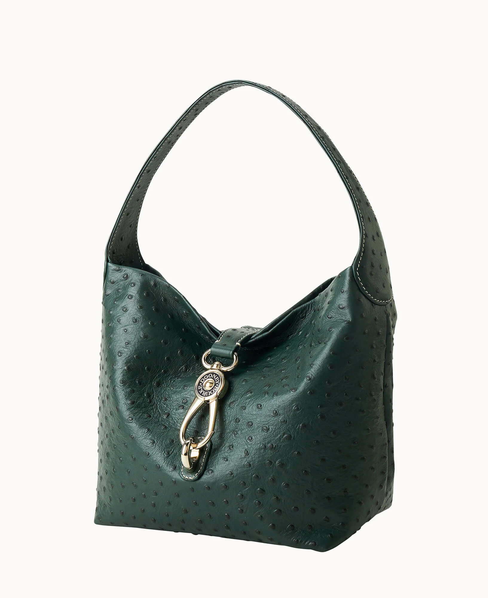 Ostrich Logo Lock Hobo - Image 34