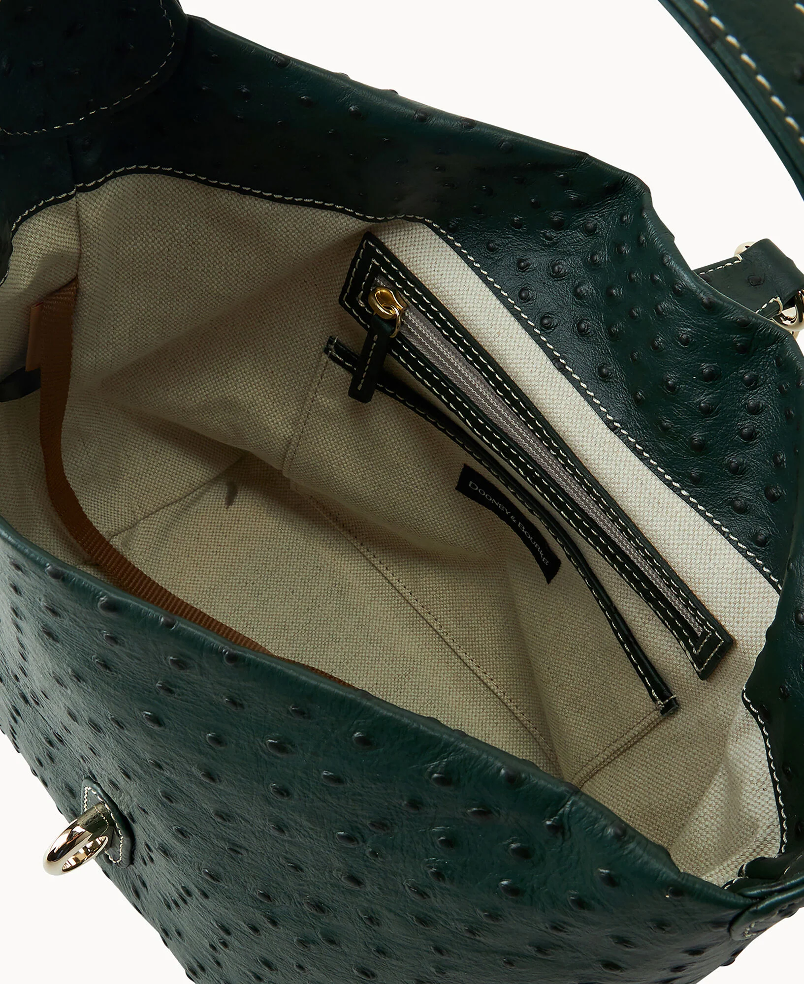 Ostrich Logo Lock Hobo - Image 35