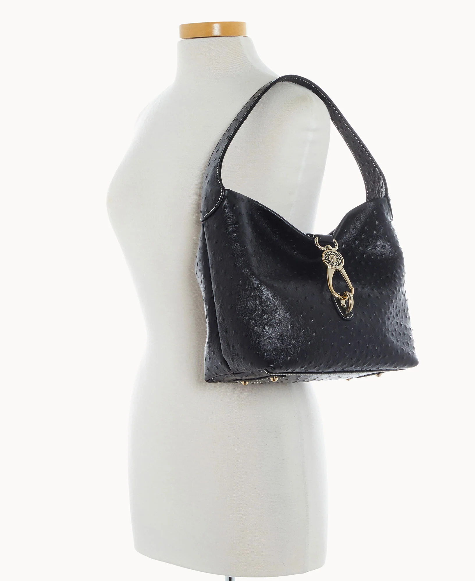 Ostrich Logo Lock Hobo - Image 8
