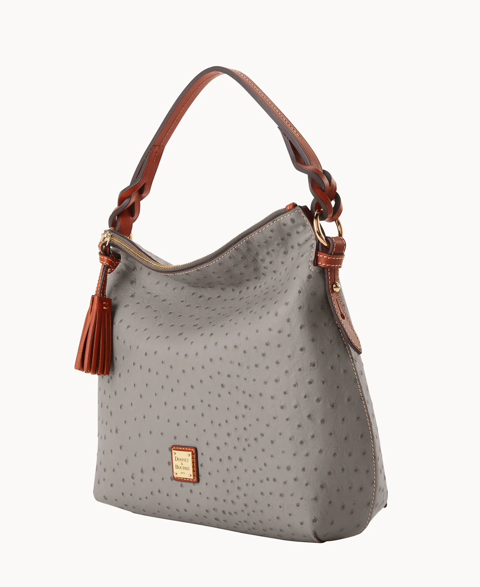 Ostrich Twist Strap Hobo - Image 6