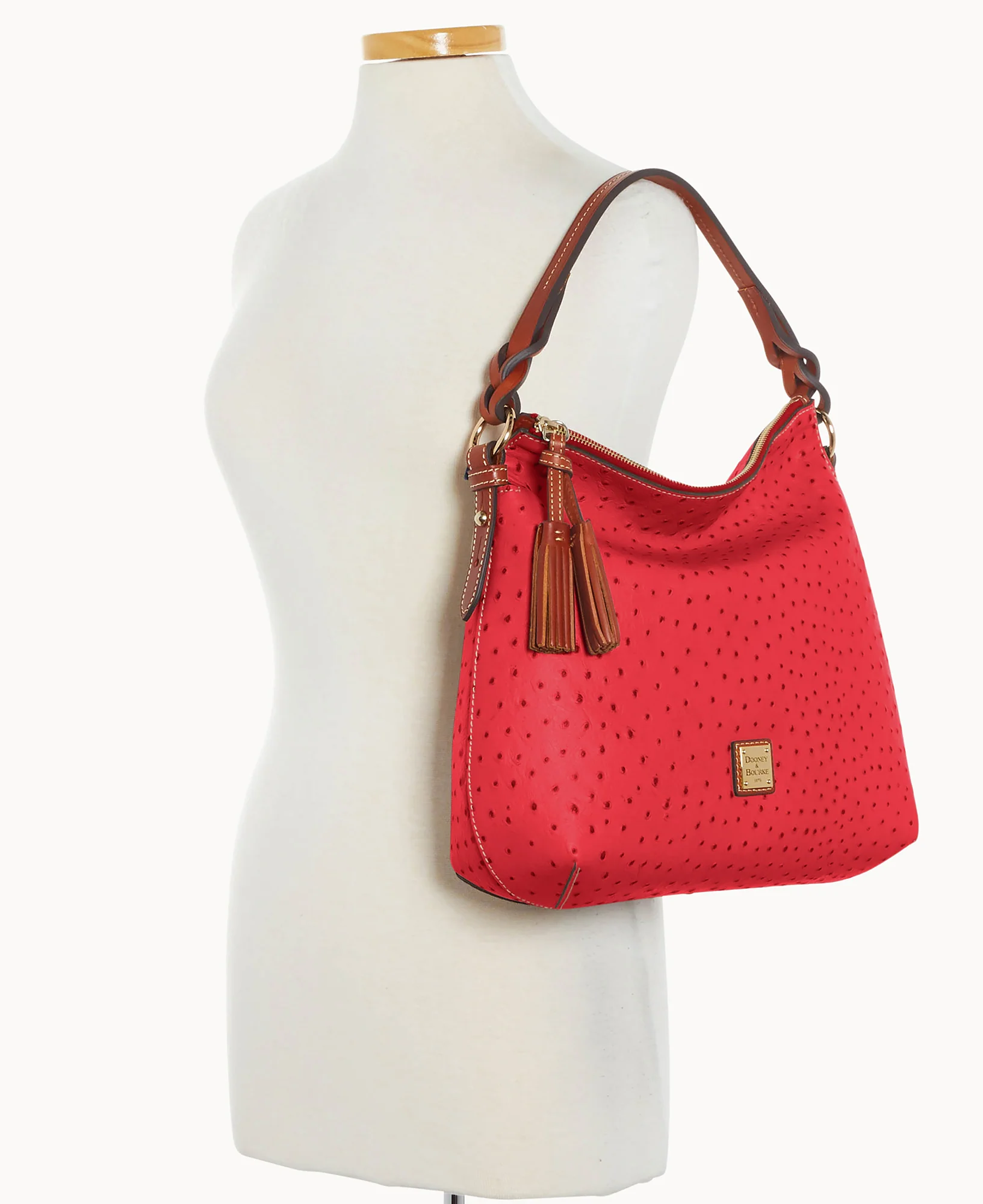 Ostrich Twist Strap Hobo - Image 84