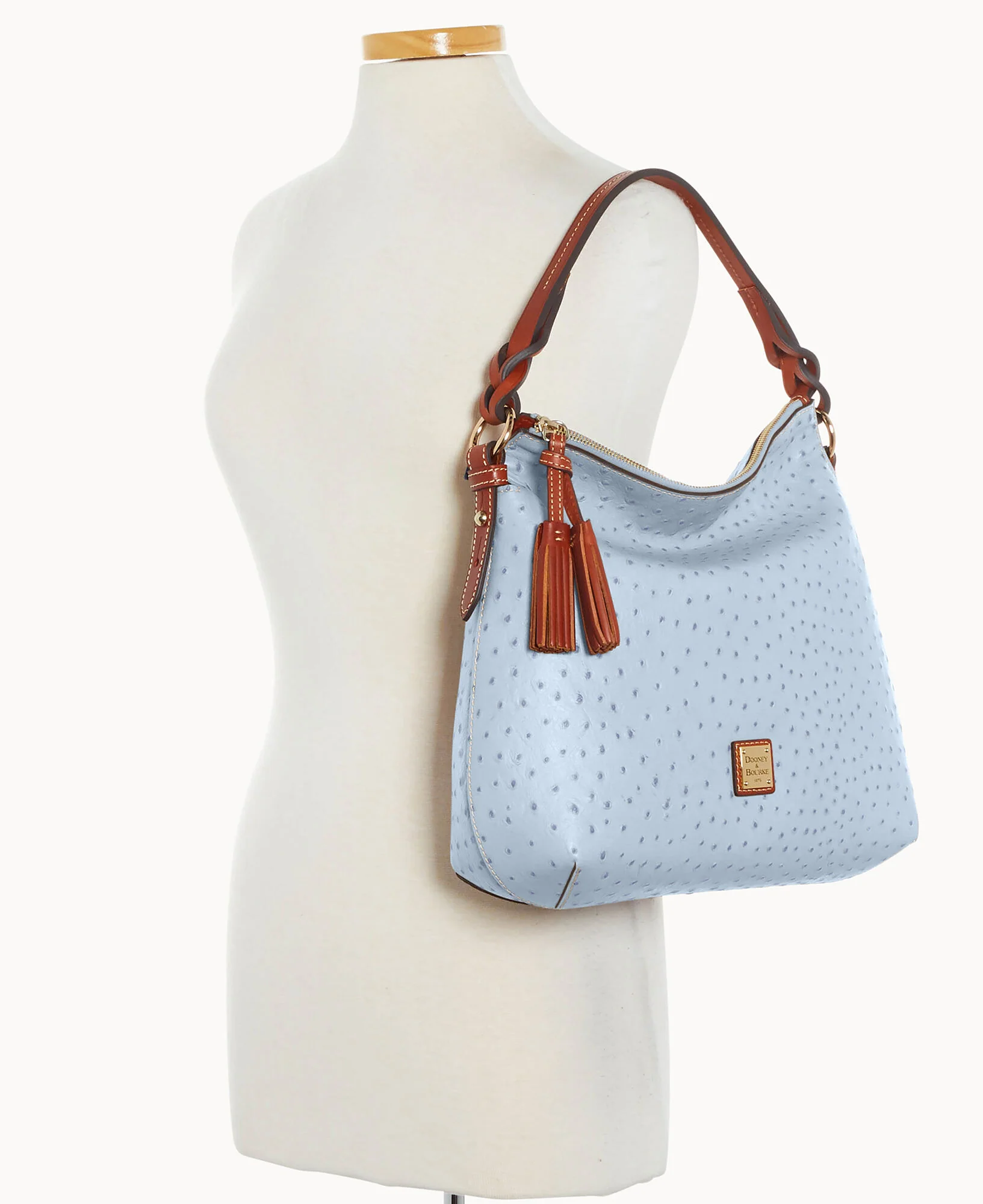 Ostrich Twist Strap Hobo - Image 88