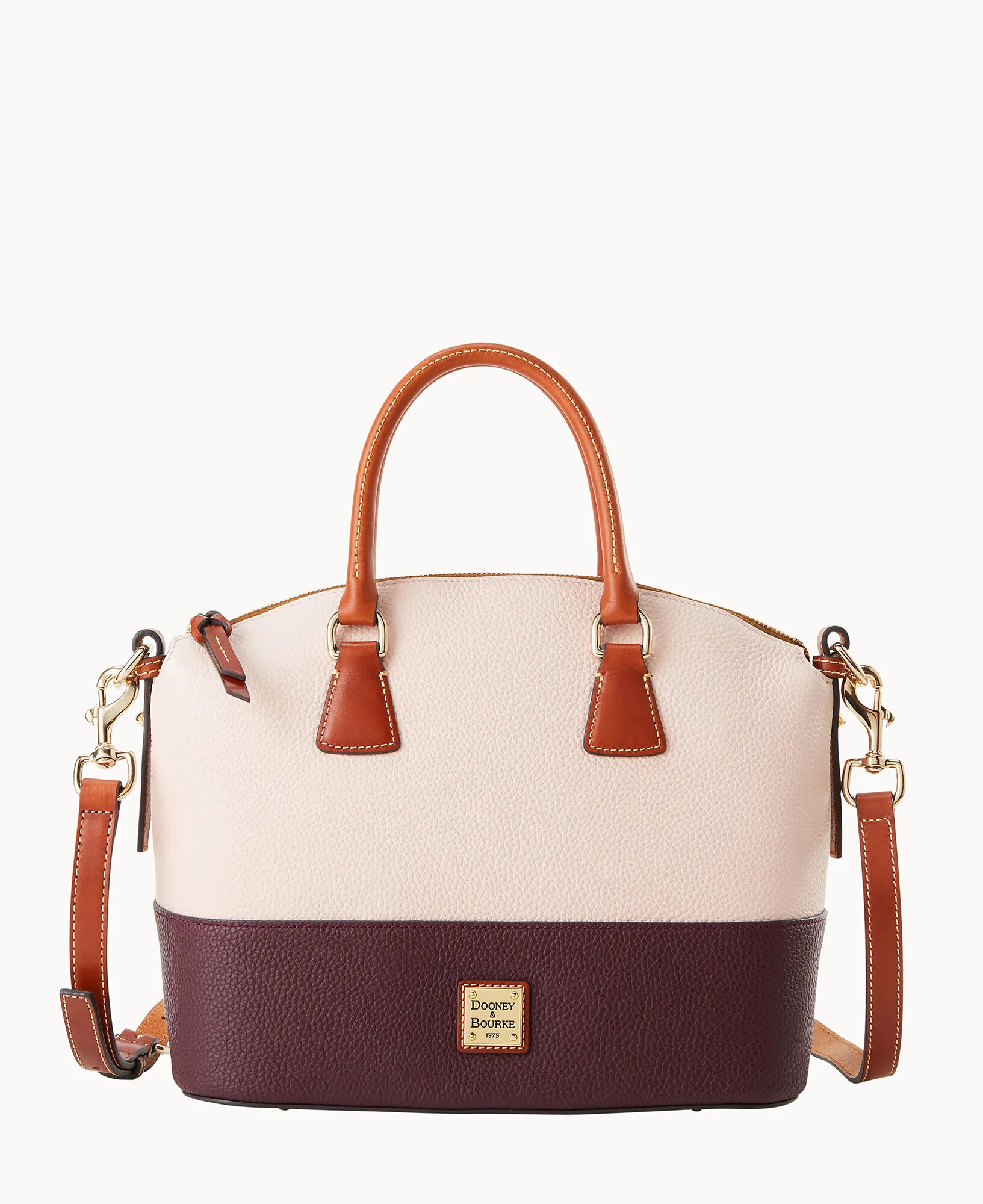 Pebble Color Block Domed Satchel - Image 11