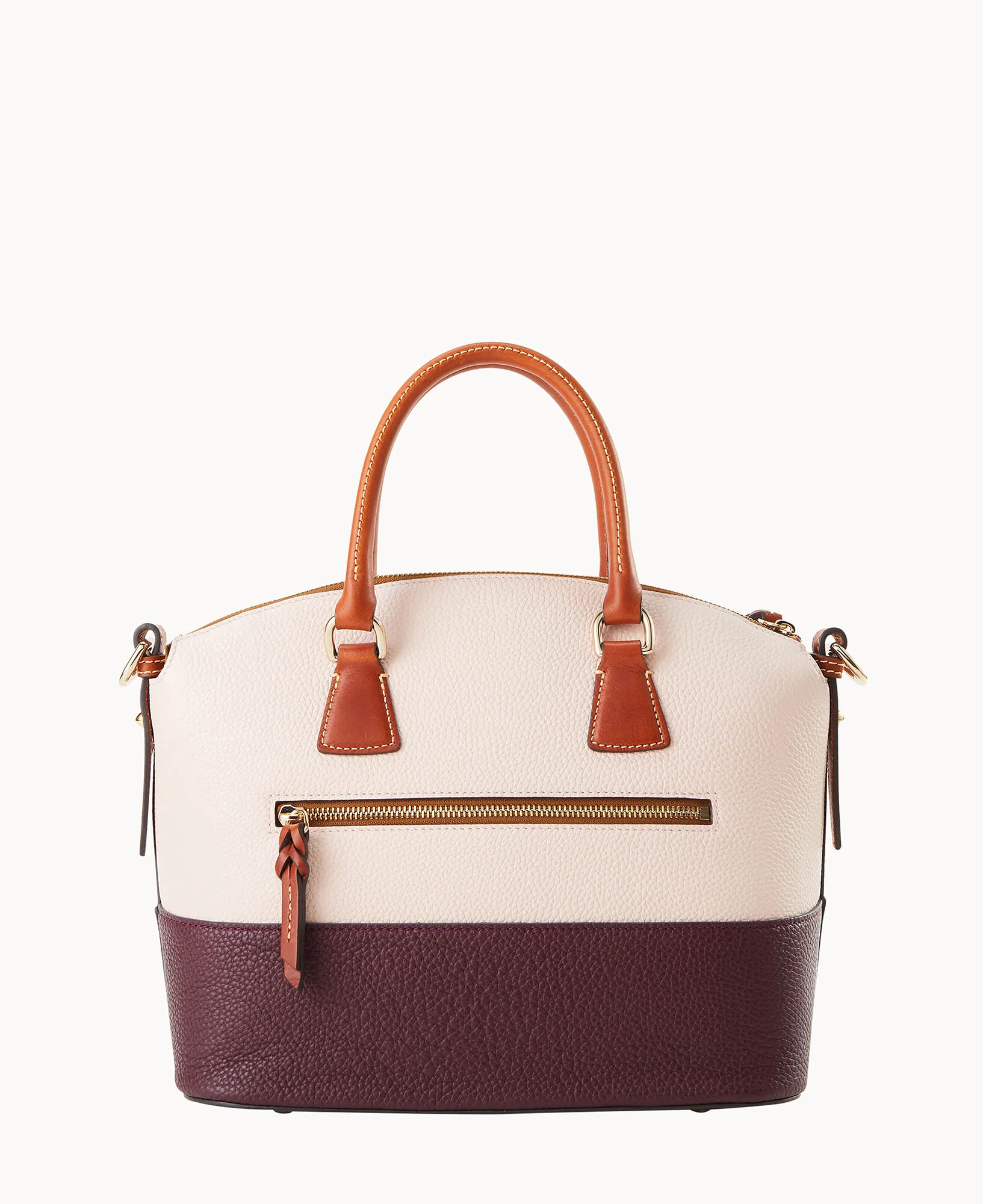 Pebble Color Block Domed Satchel - Image 14