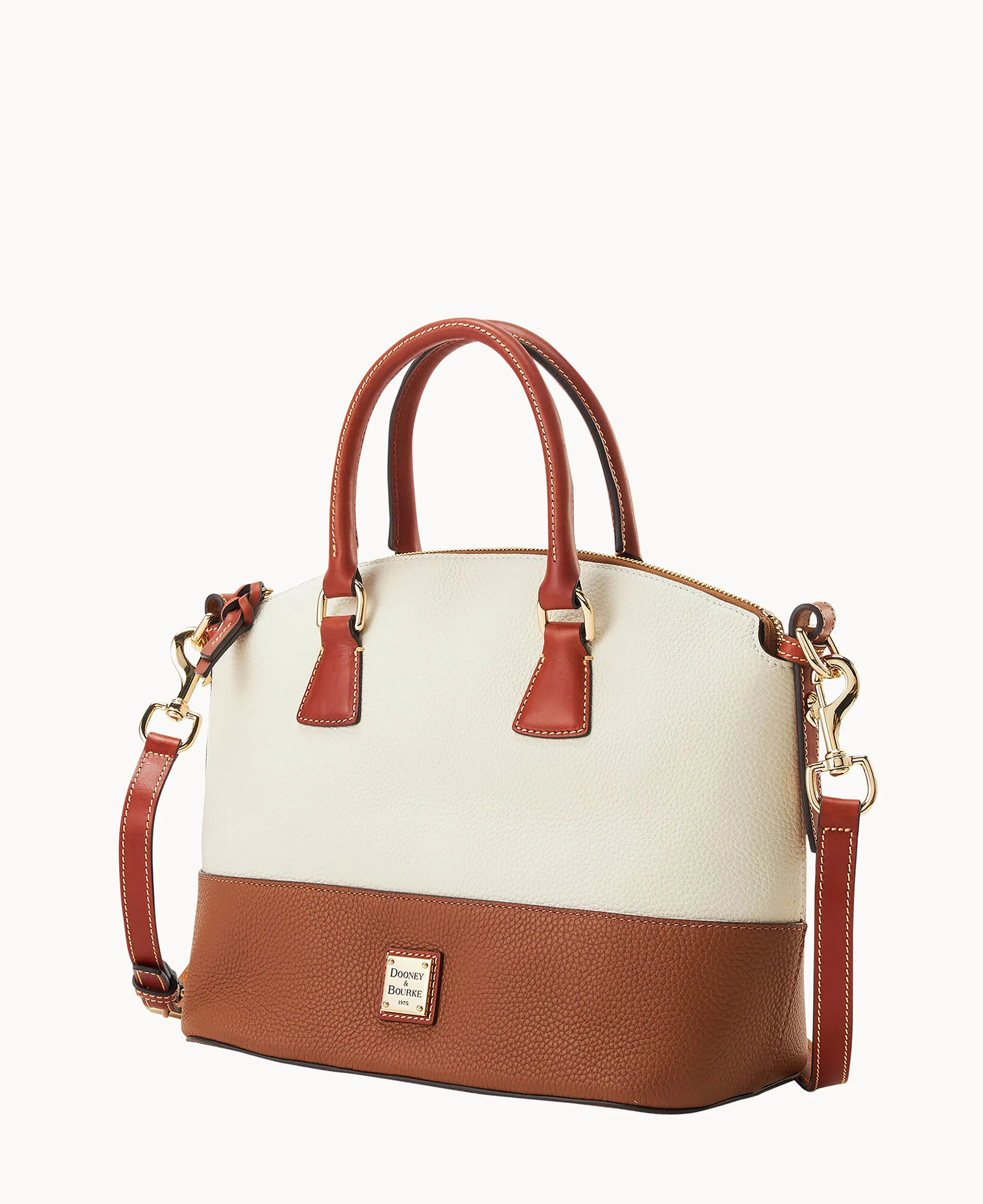 Pebble Color Block Domed Satchel - Image 22
