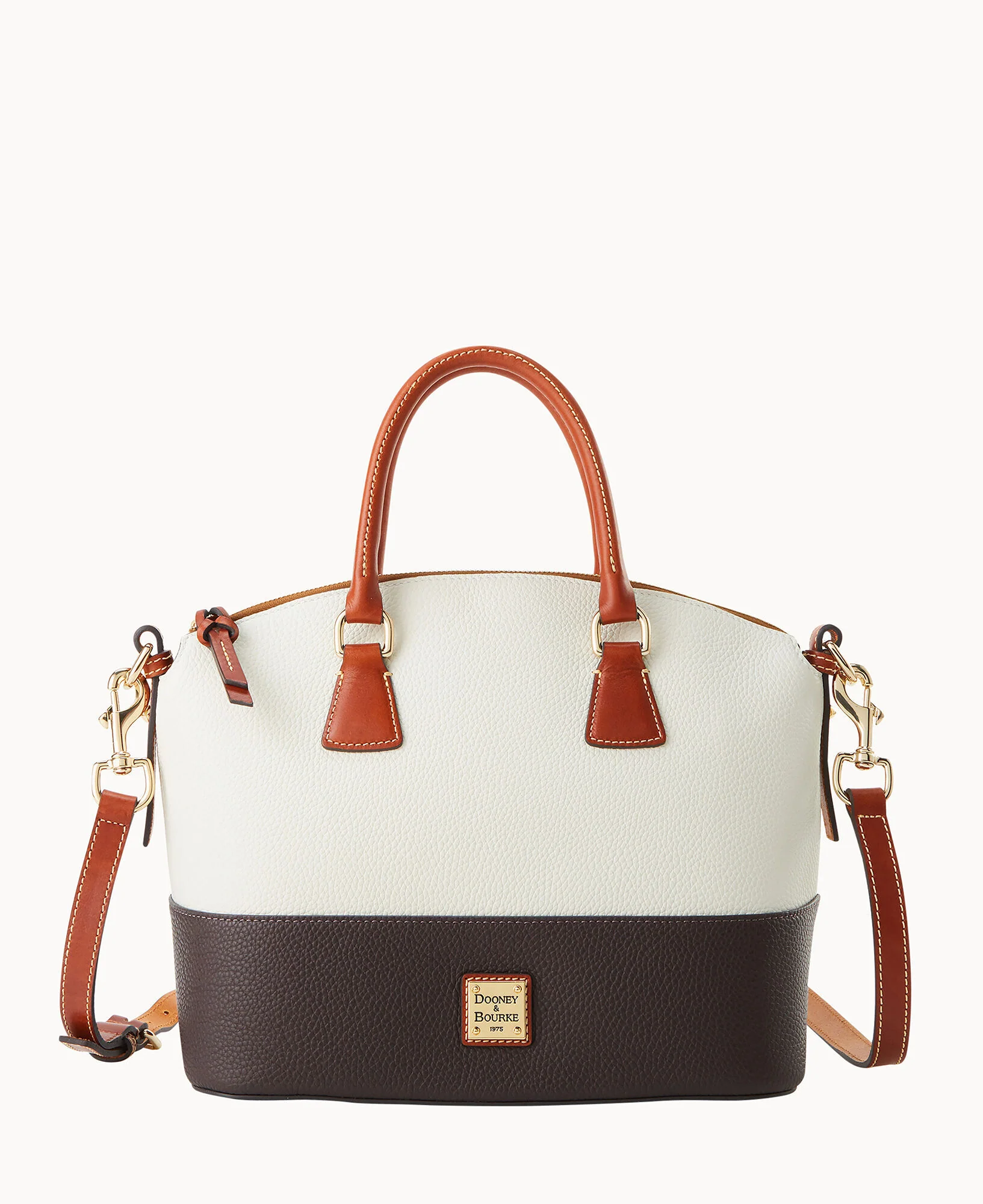 Pebble Color Block Domed Satchel - Image 6