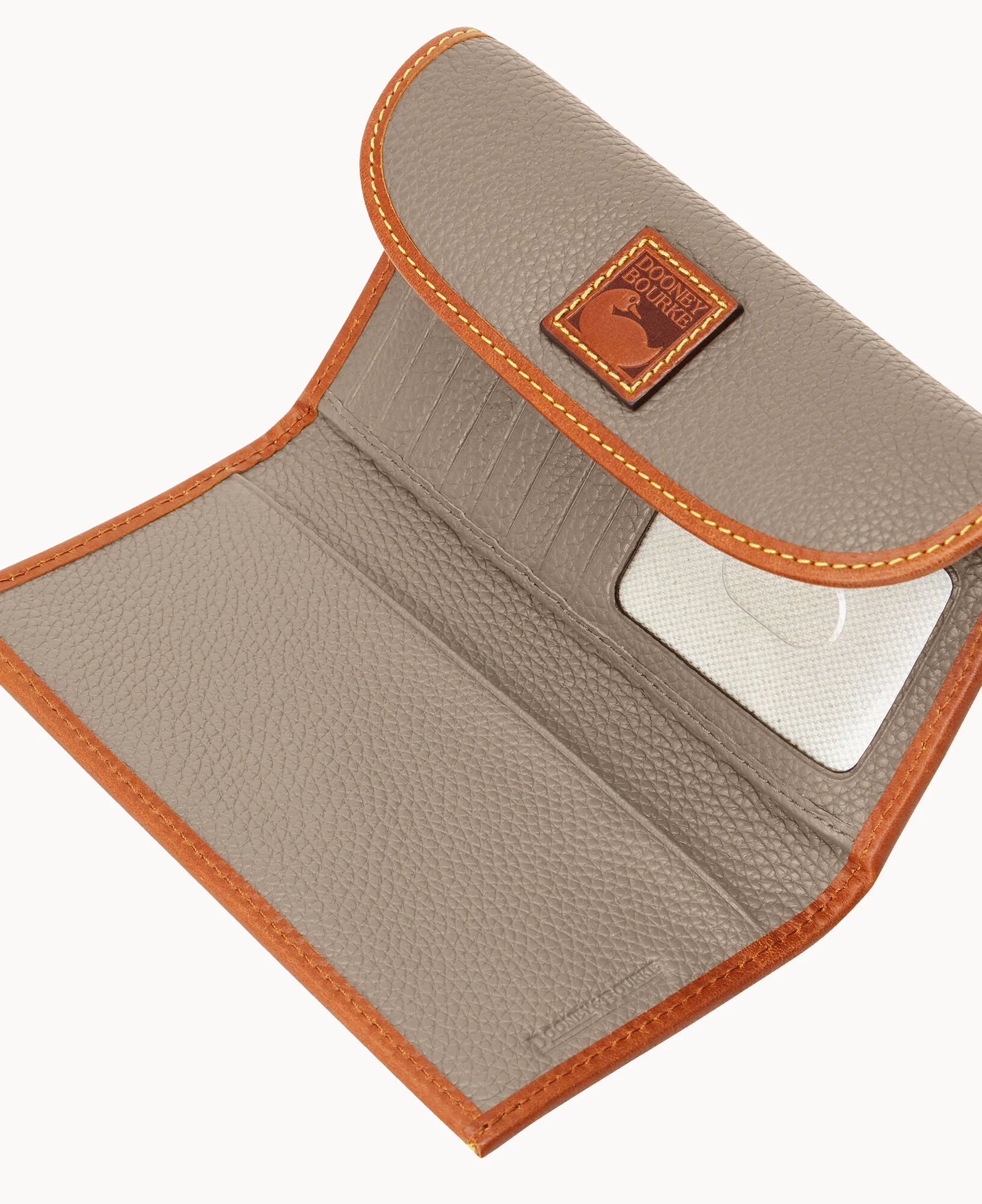 Pebble Grain Continental Clutch - Image 43