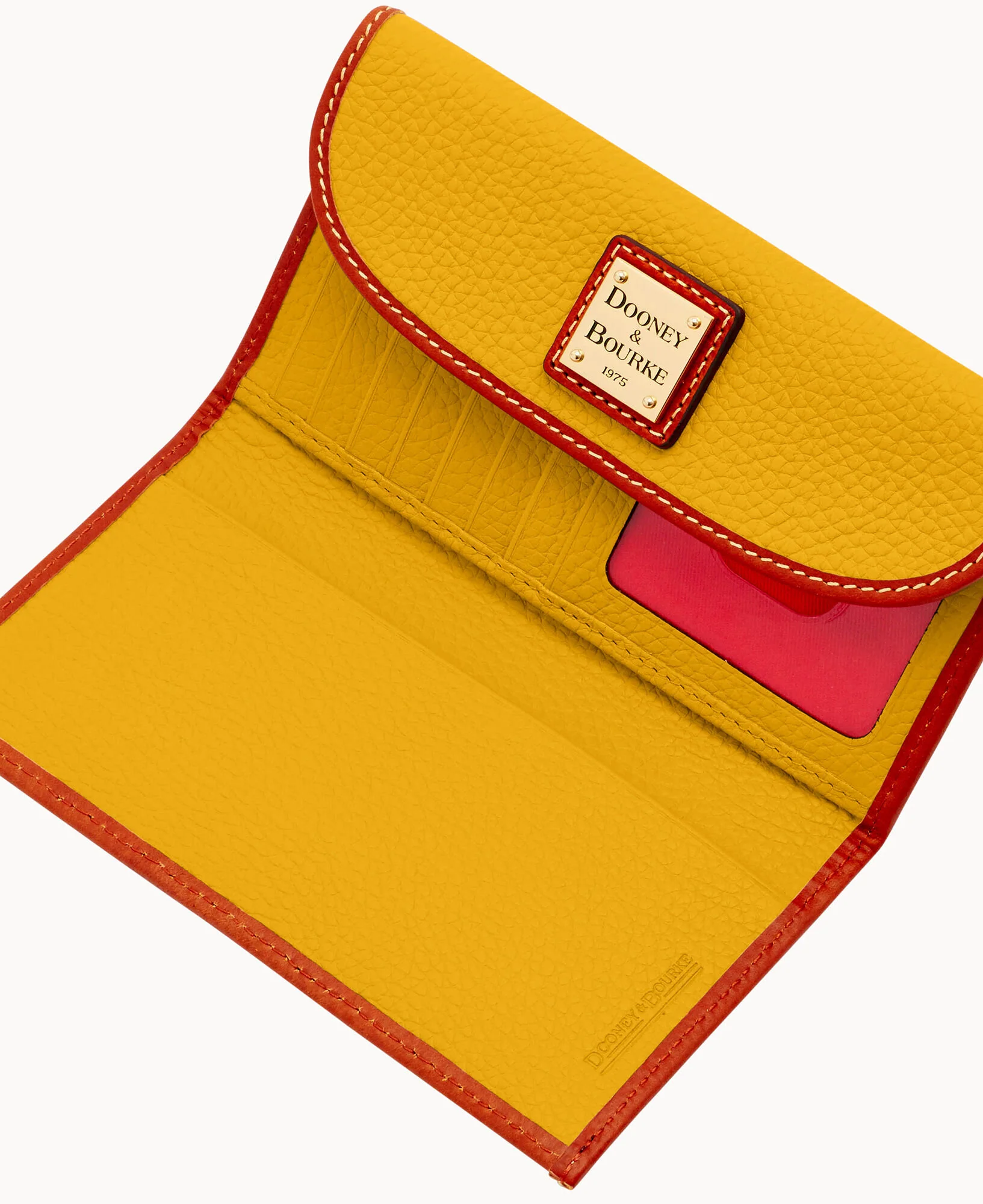 Pebble Grain Continental Clutch - Image 103