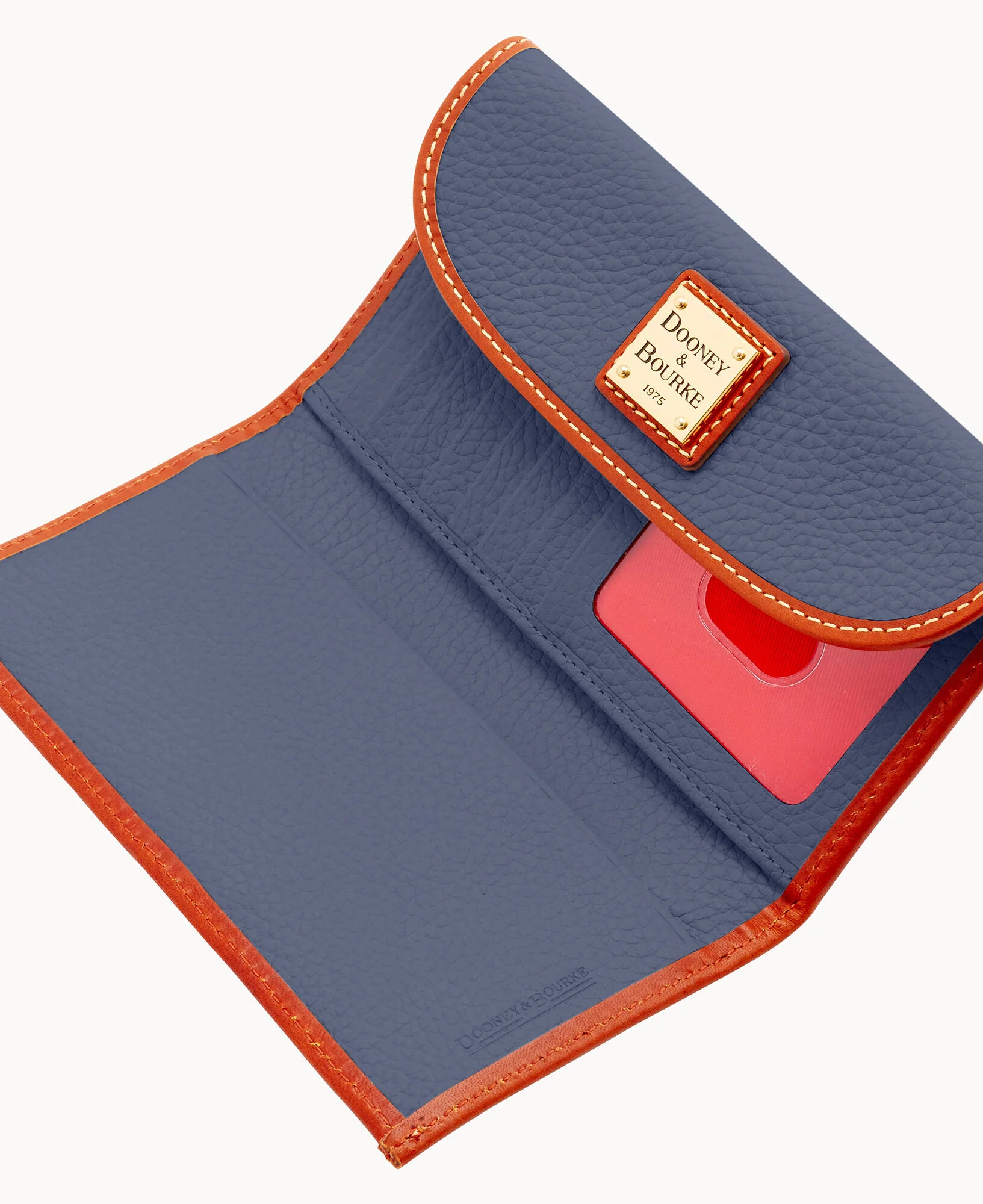 Pebble Grain Continental Clutch - Image 51