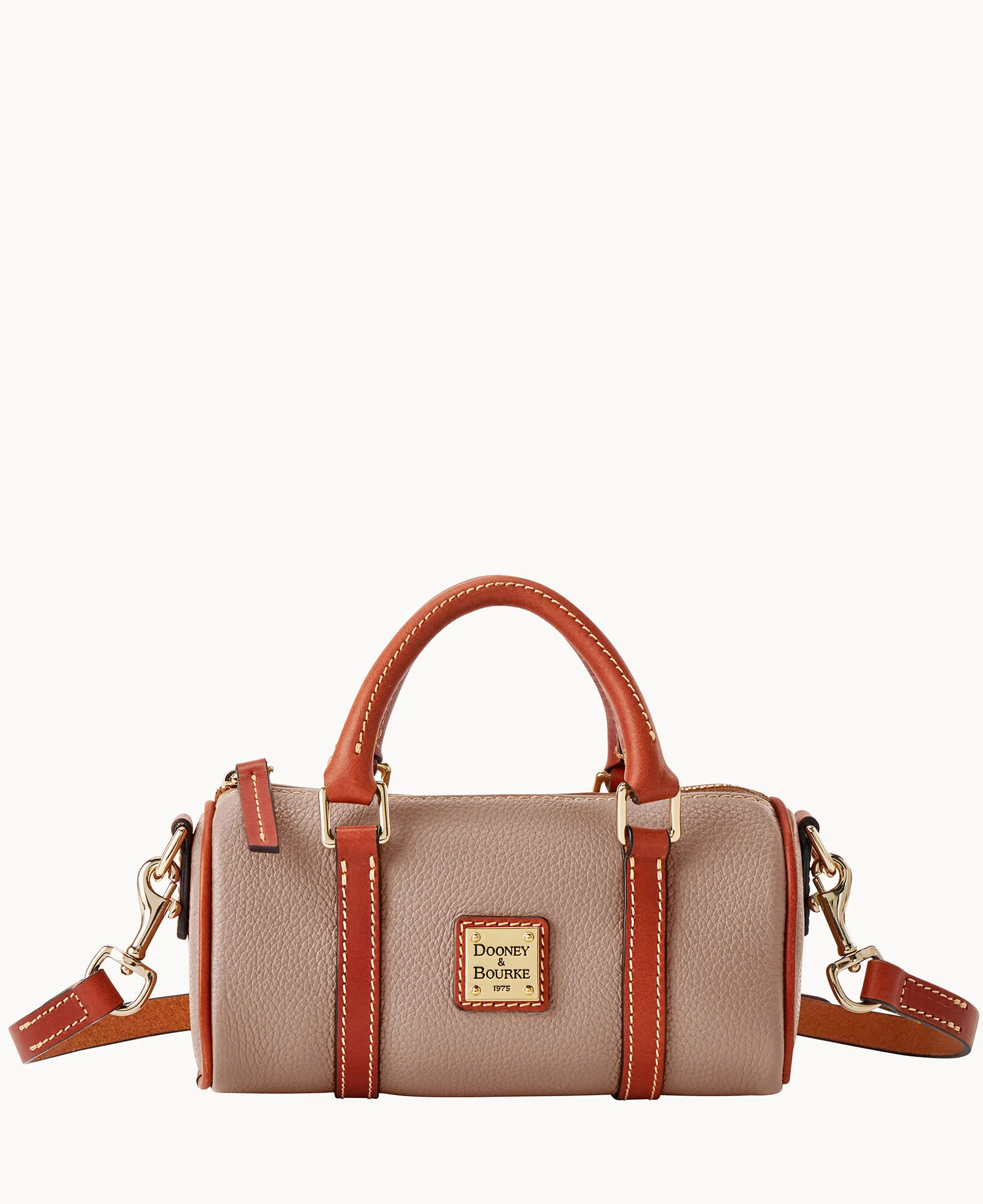 Pebble Grain Crossbody Barrel Satchel 20 - Image 25