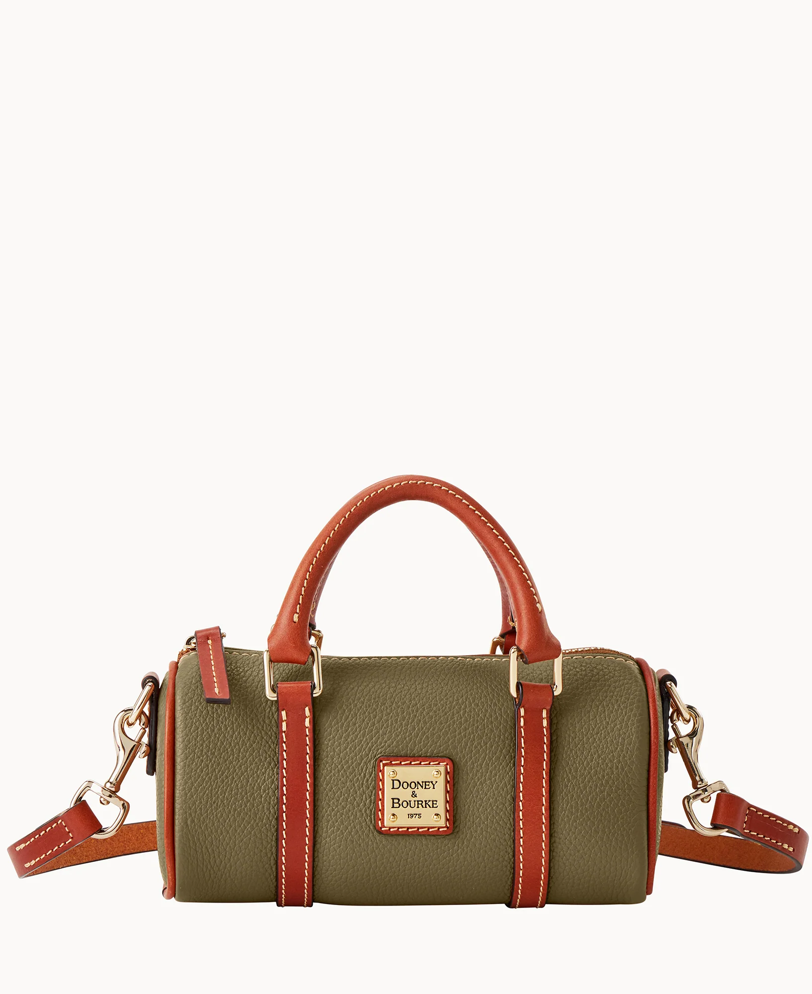 Pebble Grain Crossbody Barrel Satchel 20 - Image 33