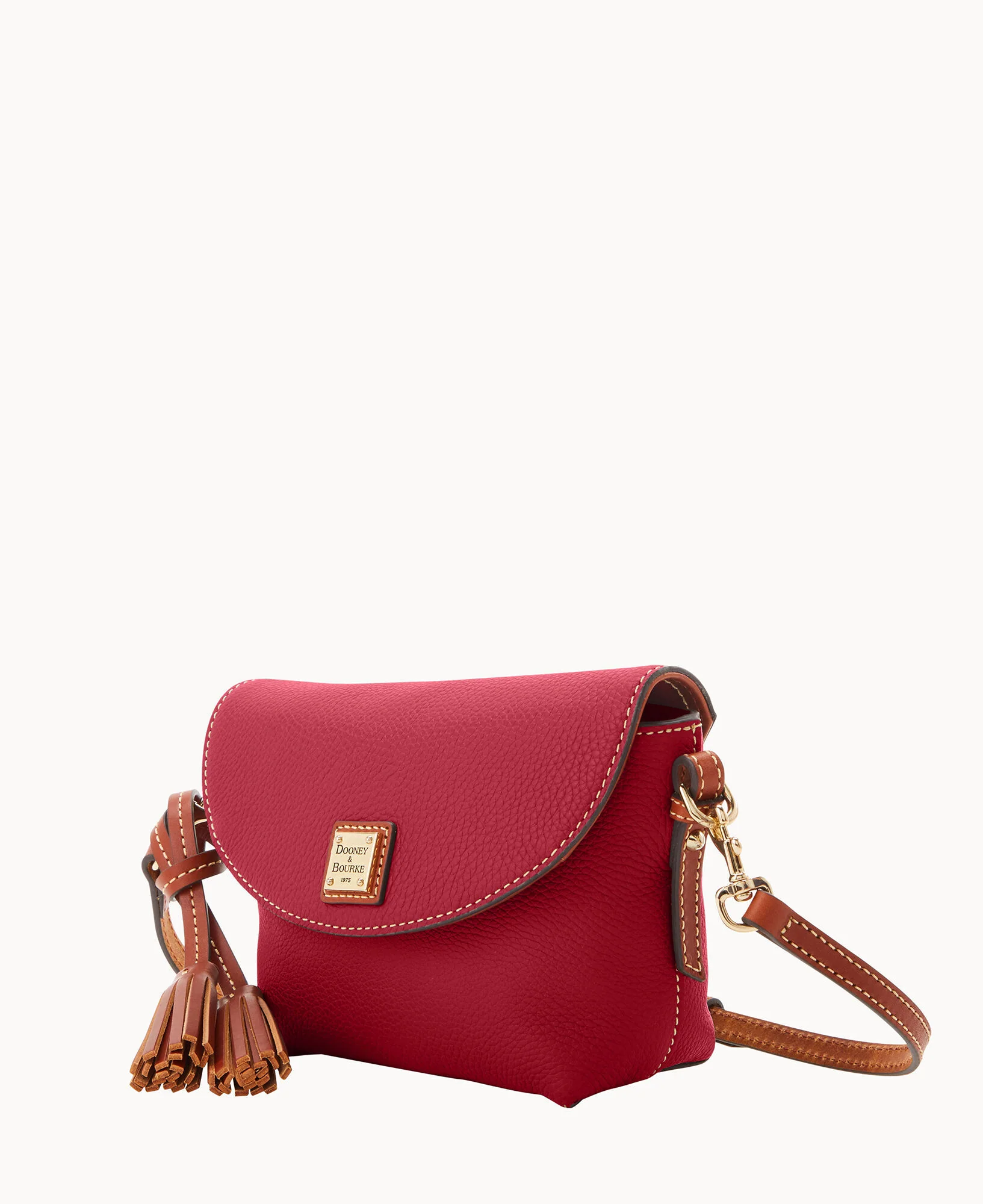 Pebble Grain Crossbody Saddle Bag - Image 102