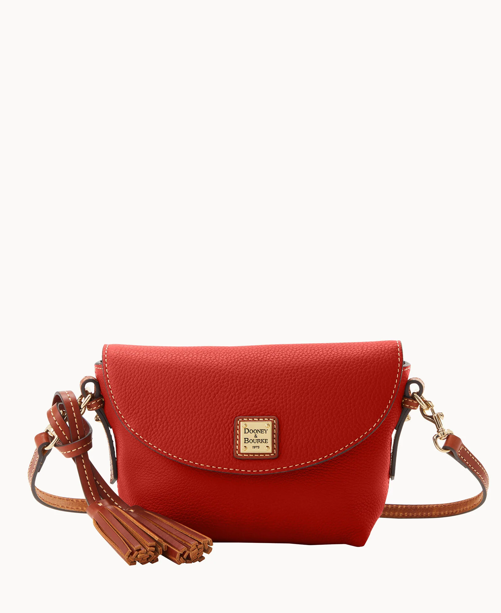 Pebble Grain Crossbody Saddle Bag - Image 105