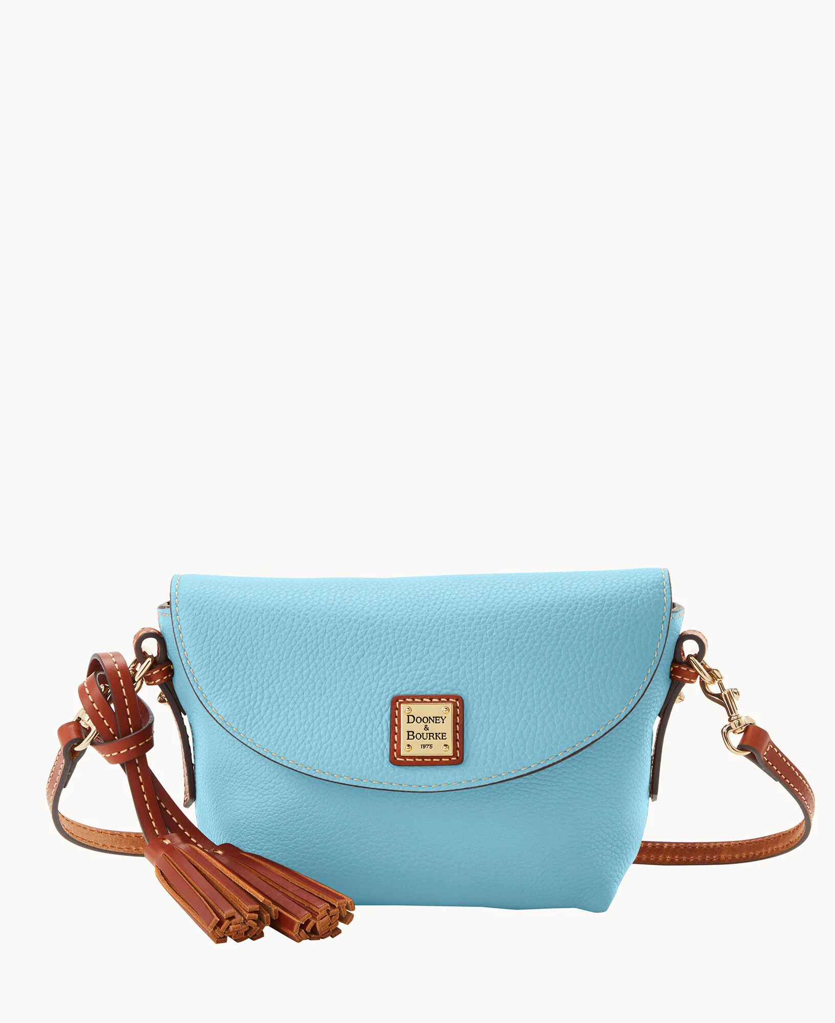 Pebble Grain Crossbody Saddle Bag - Image 53