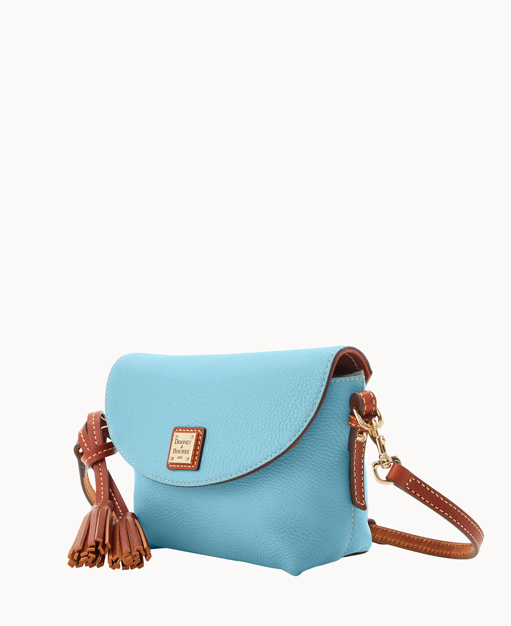 Pebble Grain Crossbody Saddle Bag - Image 54