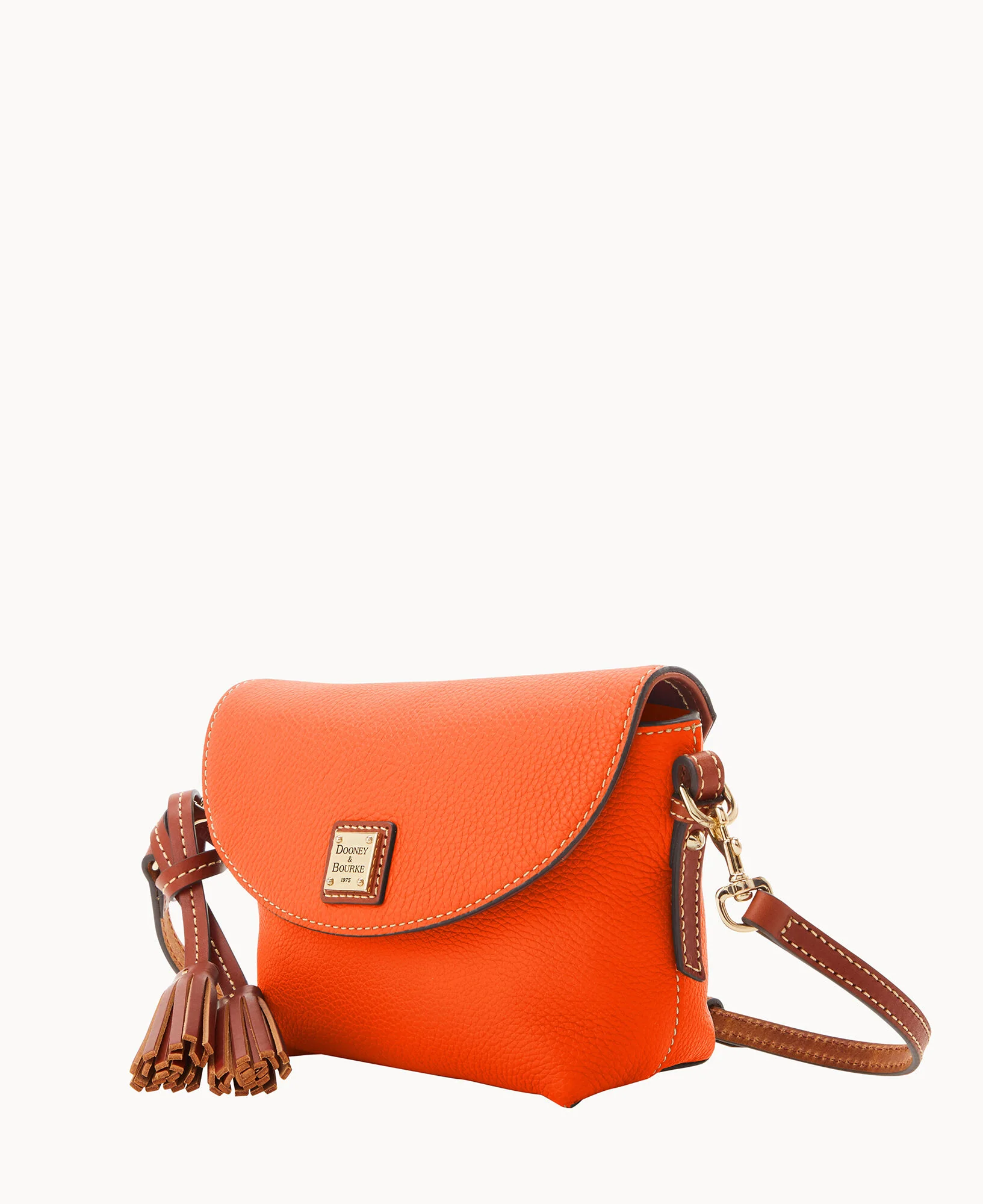 Pebble Grain Crossbody Saddle Bag - Image 70