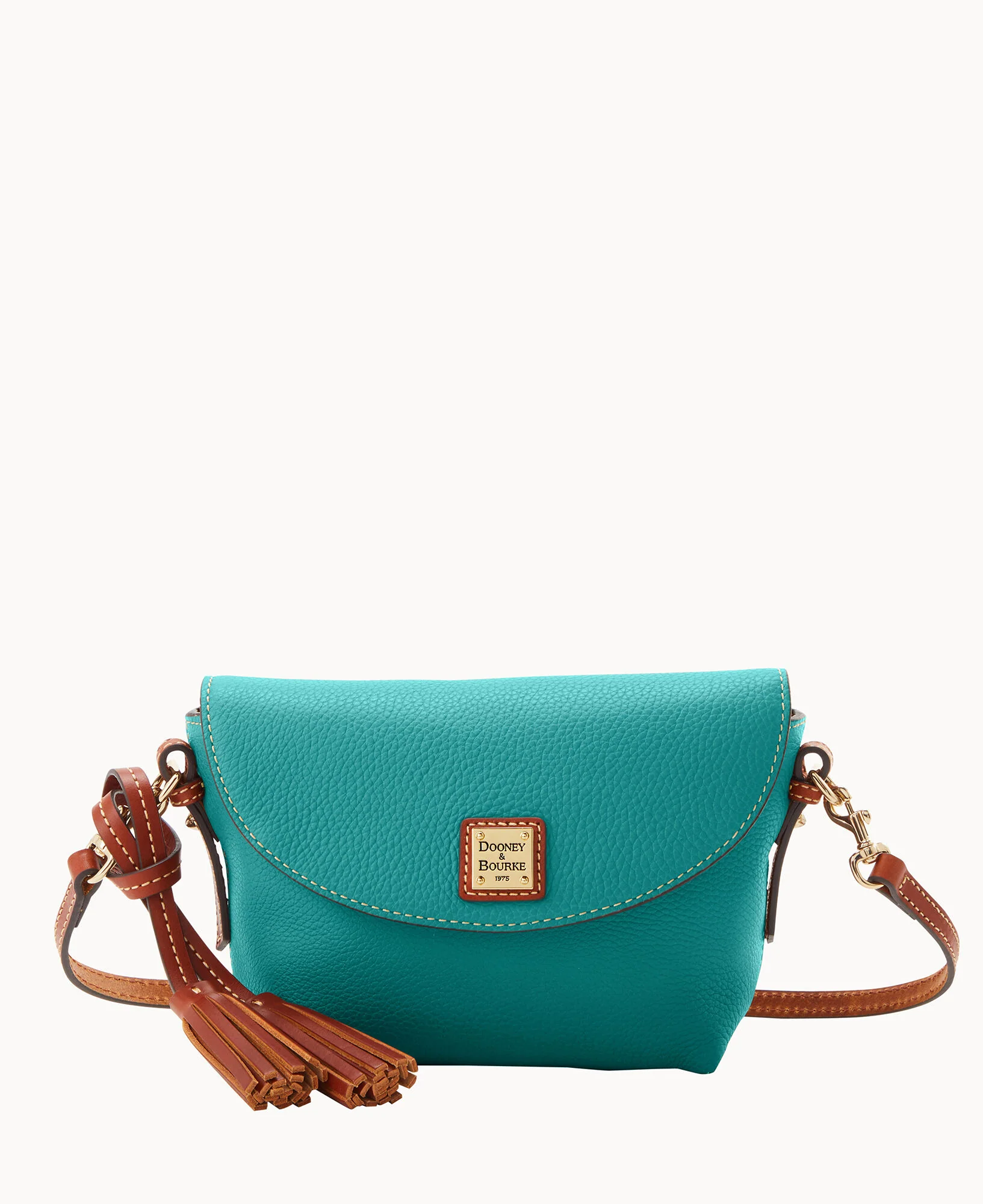 Pebble Grain Crossbody Saddle Bag - Image 93