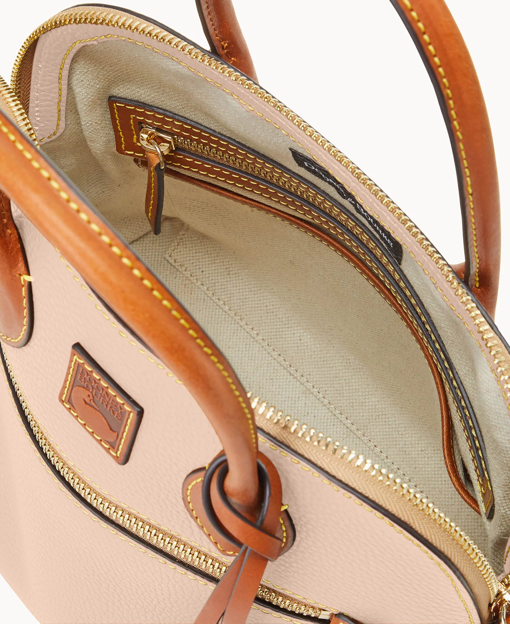 Pebble Grain Domed Satchel - Image 31