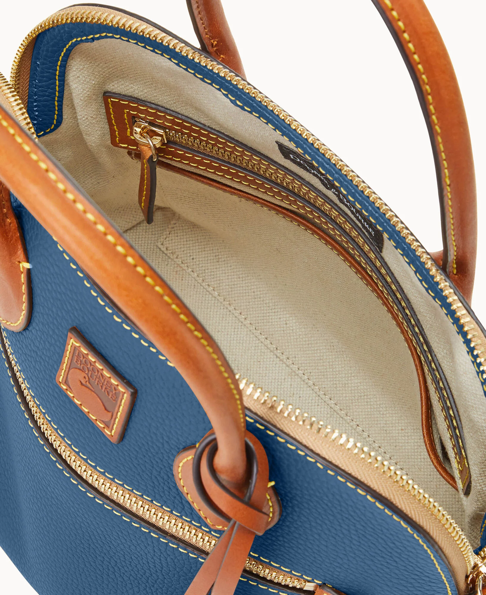 Pebble Grain Domed Satchel - Image 43