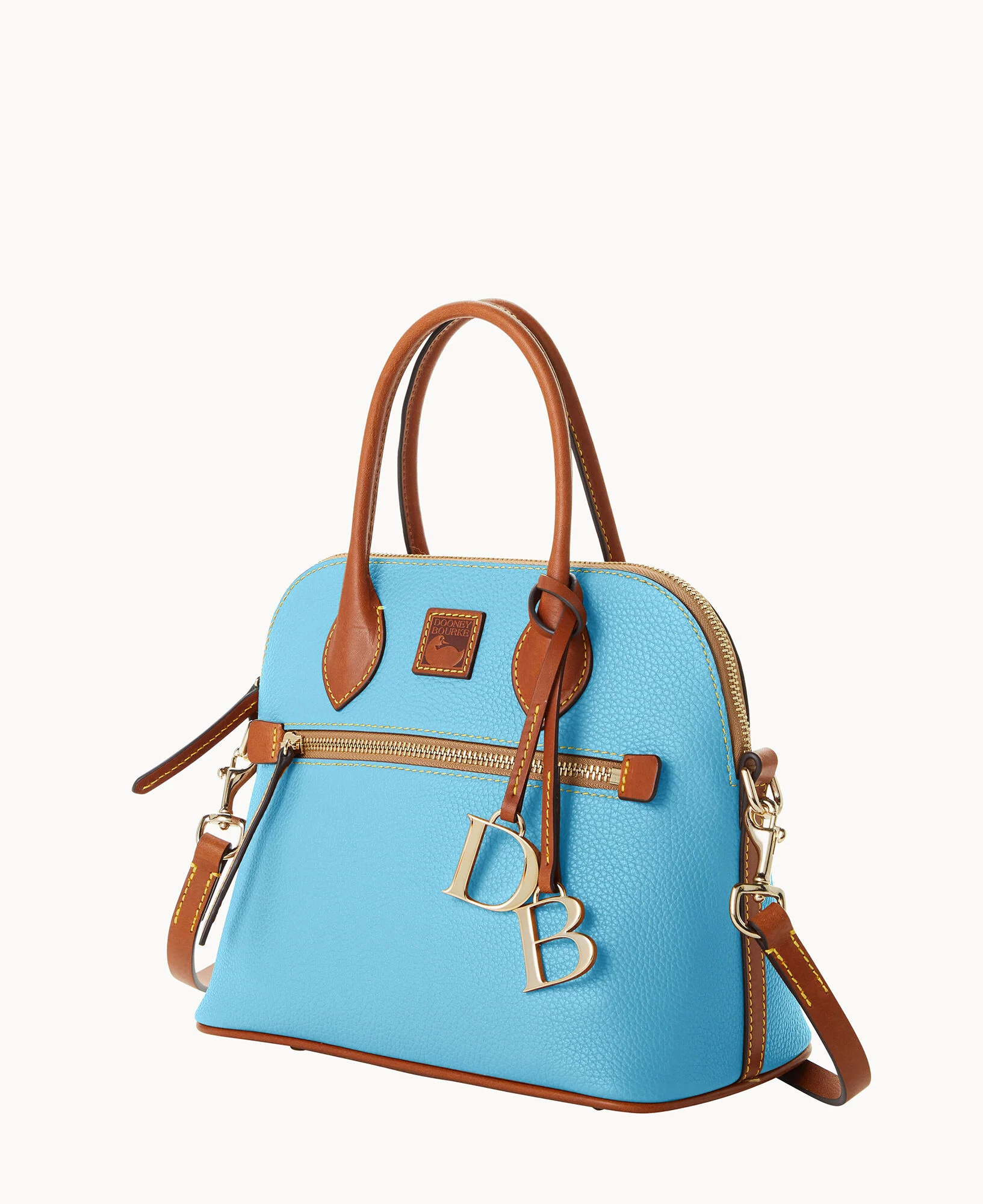 Pebble Grain Domed Satchel - Image 46