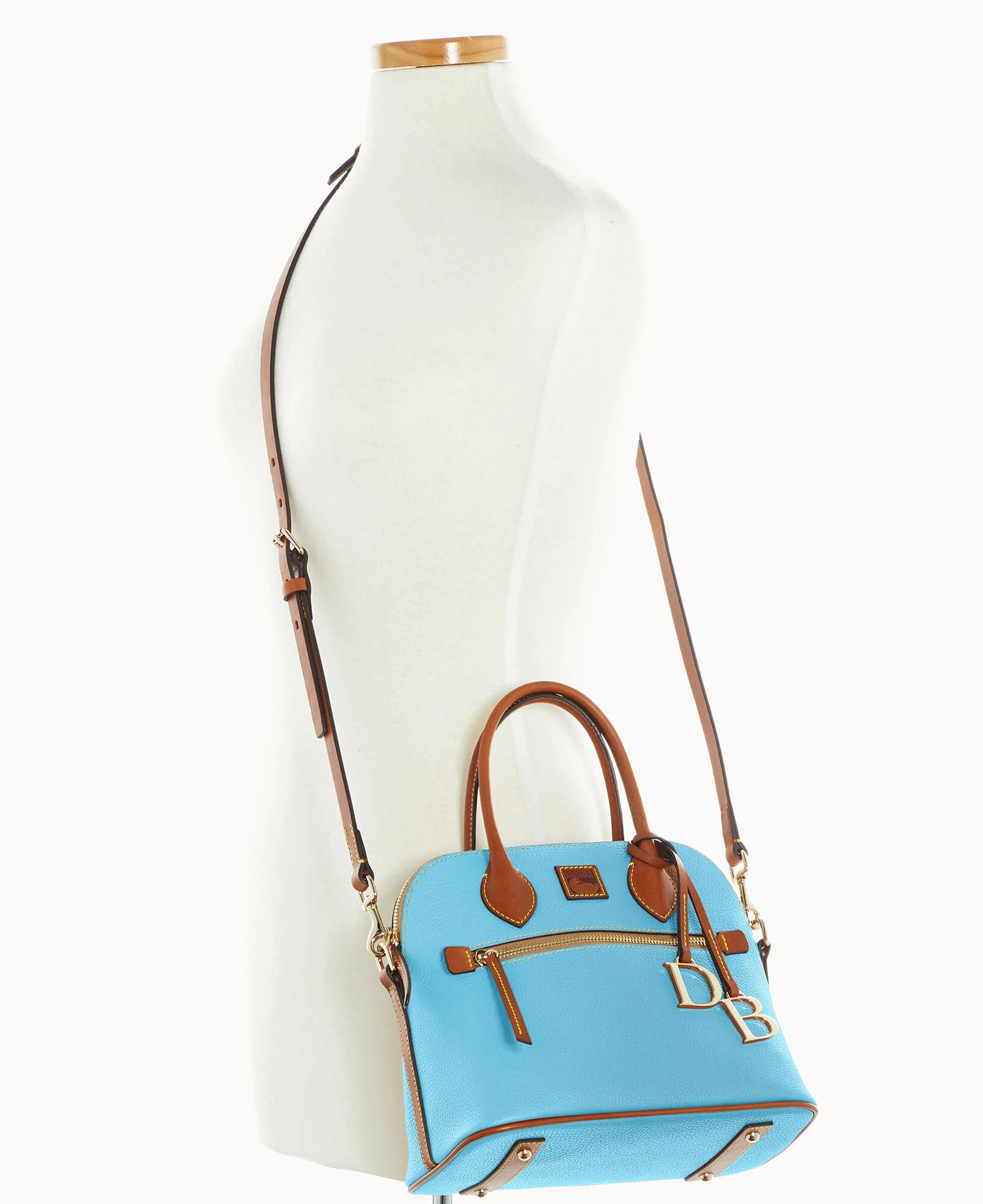 Pebble Grain Domed Satchel - Image 48