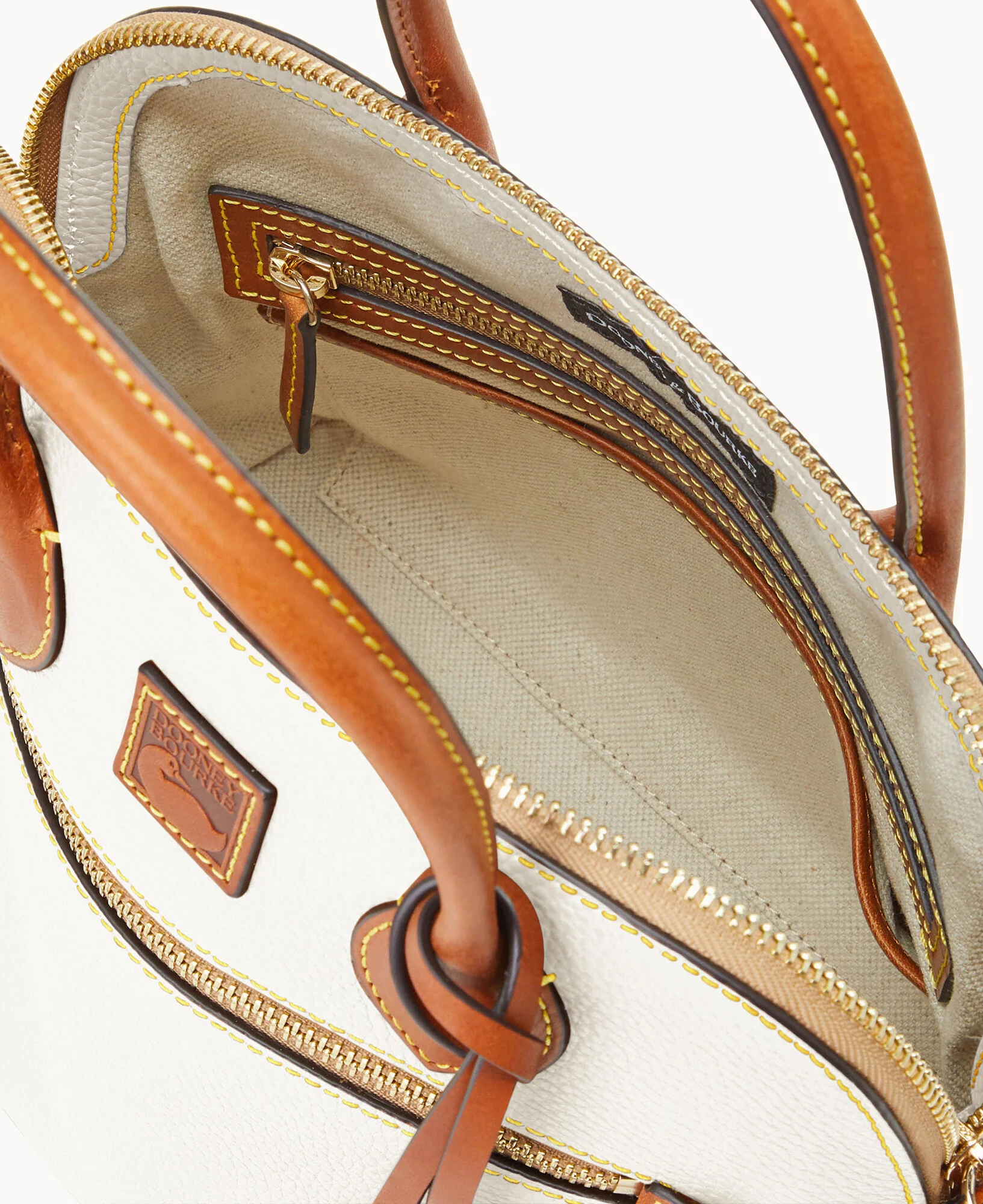Pebble Grain Domed Satchel - Image 51
