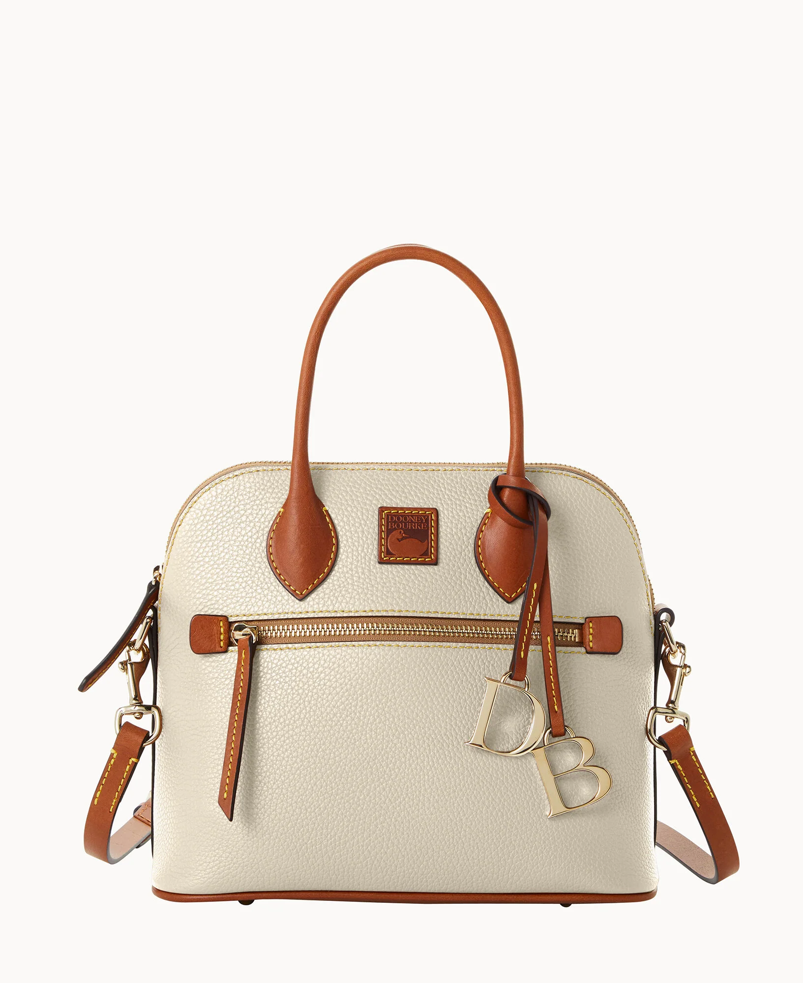 Pebble Grain Domed Satchel - Image 61