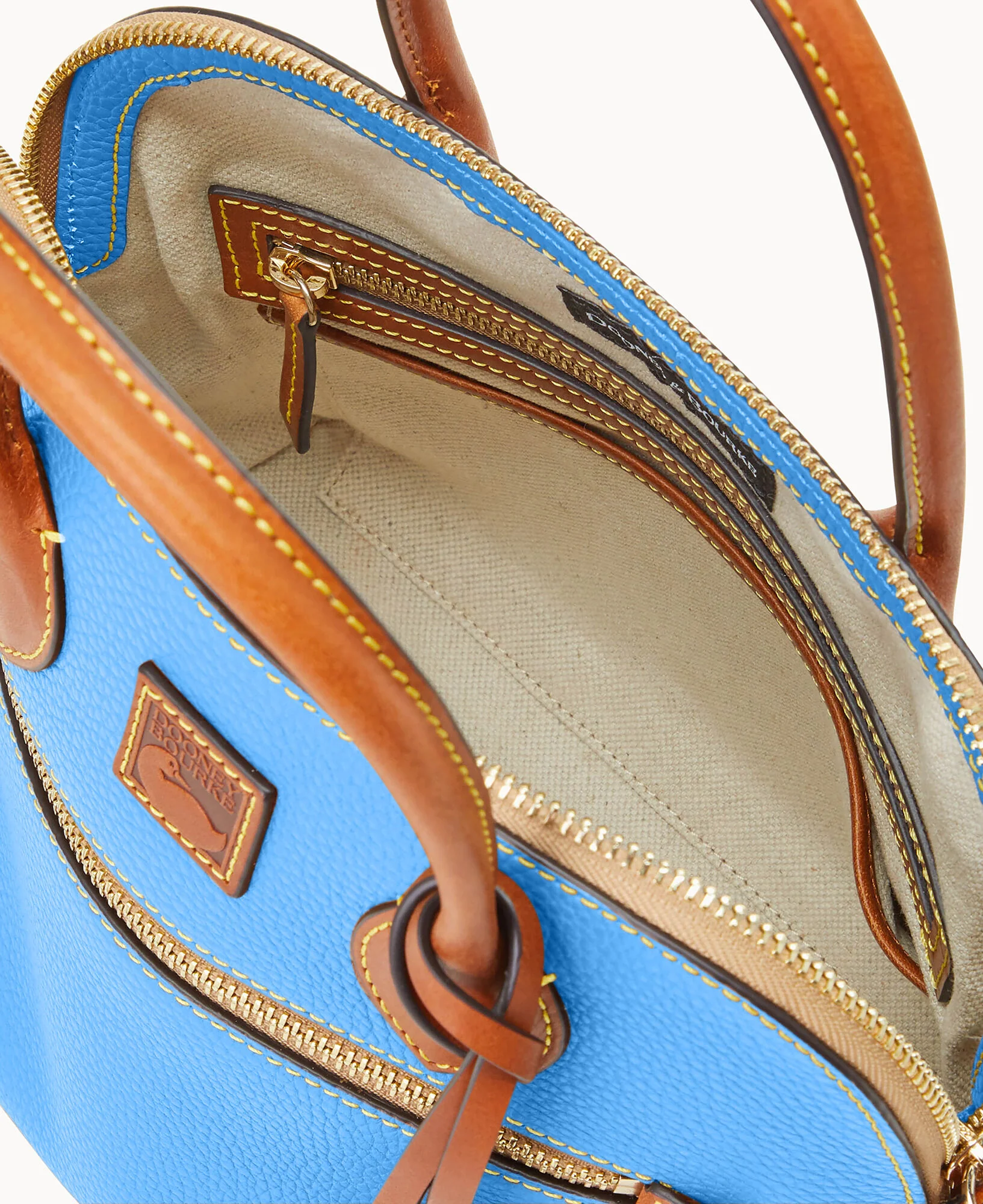 Pebble Grain Domed Satchel - Image 67