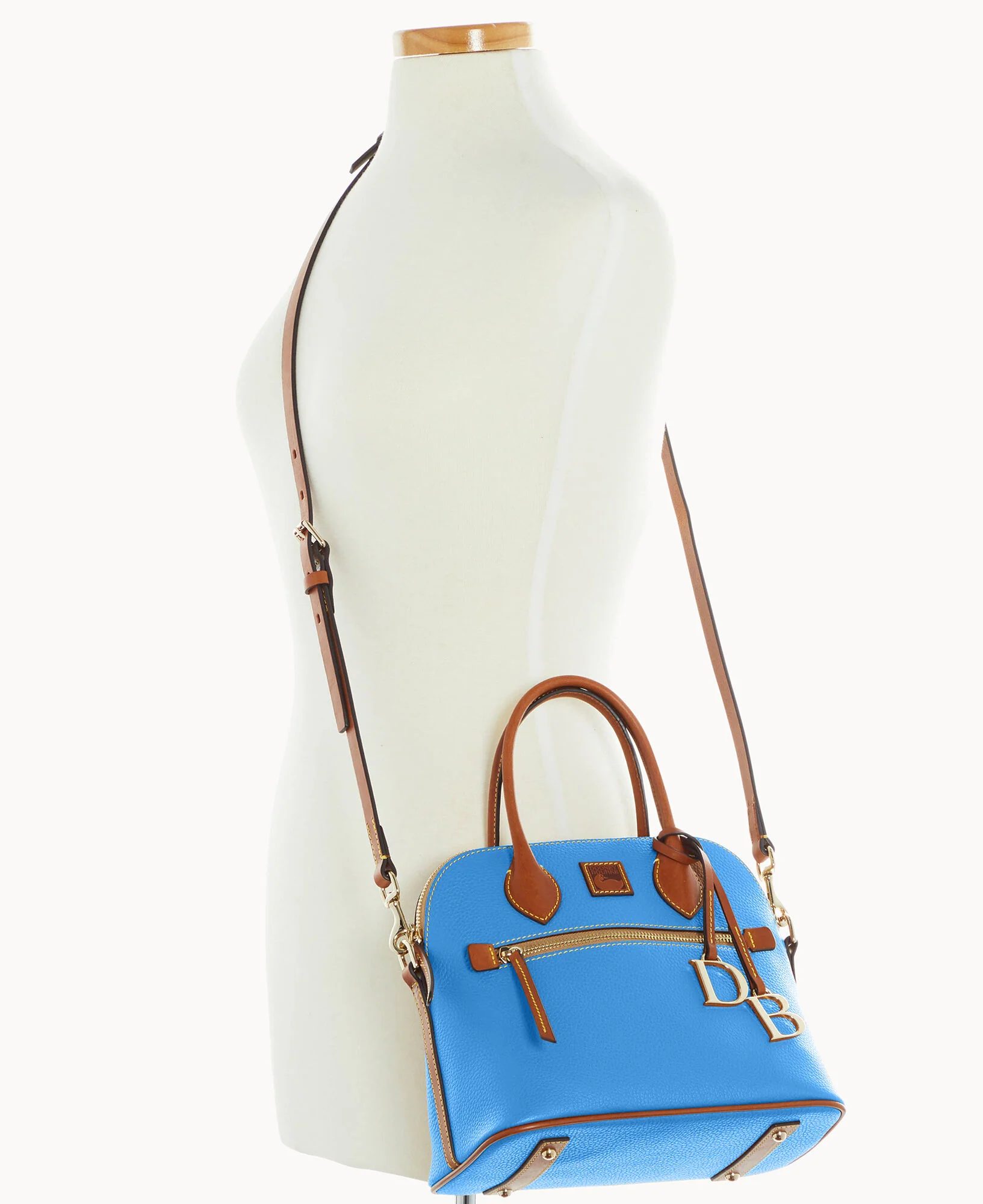 Pebble Grain Domed Satchel - Image 68