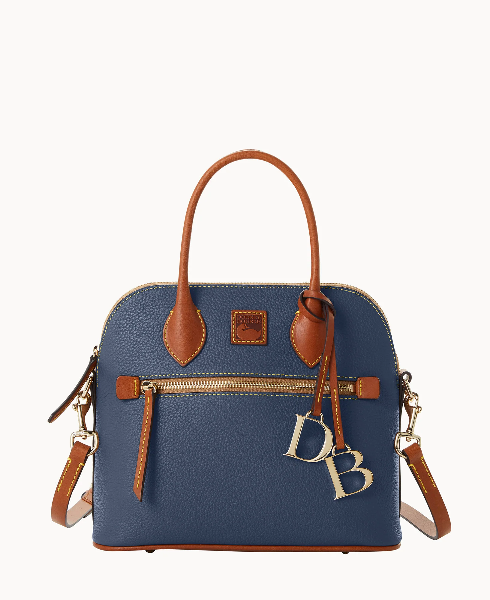 Pebble Grain Domed Satchel - Image 69