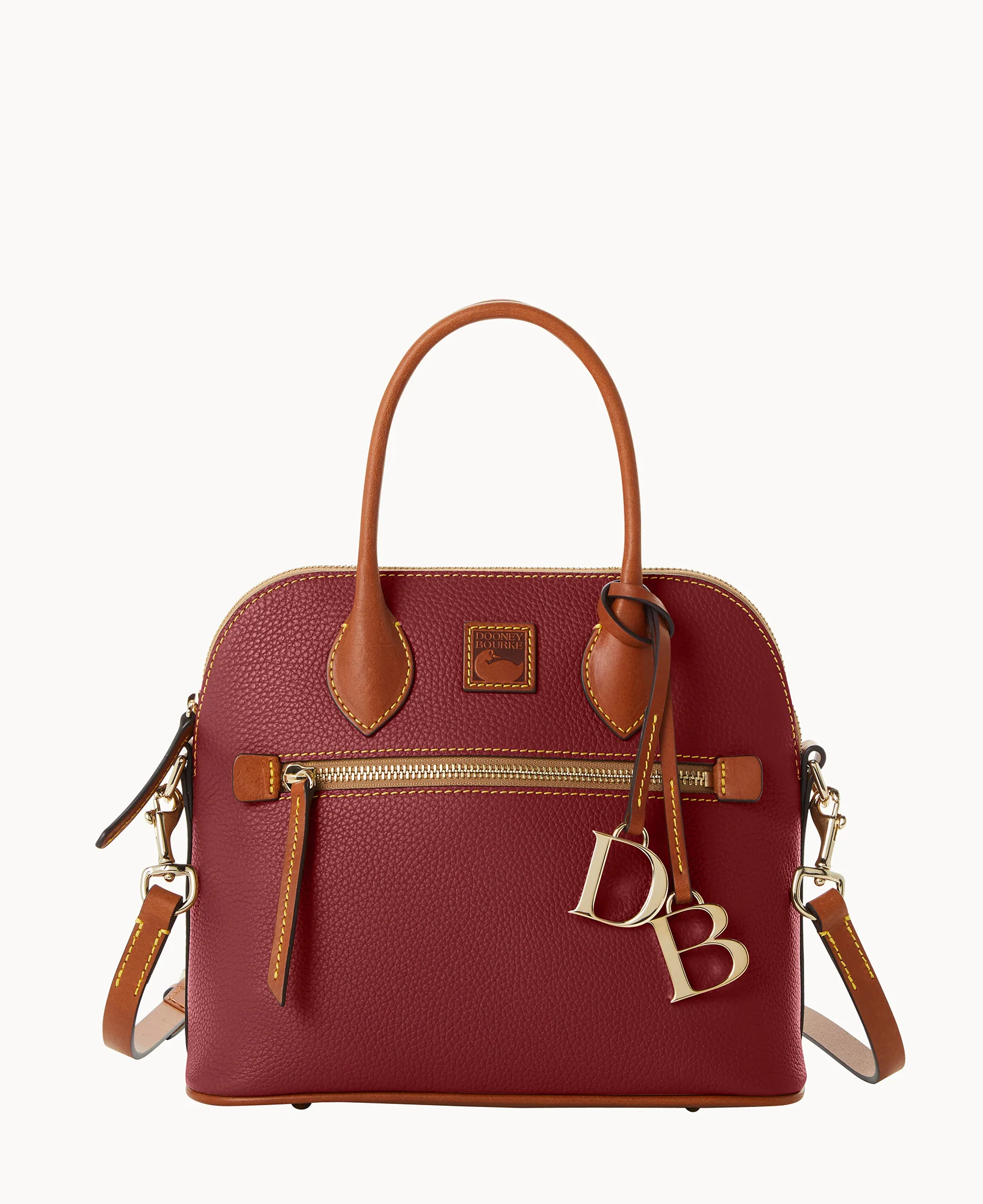 Pebble Grain Domed Satchel - Image 73