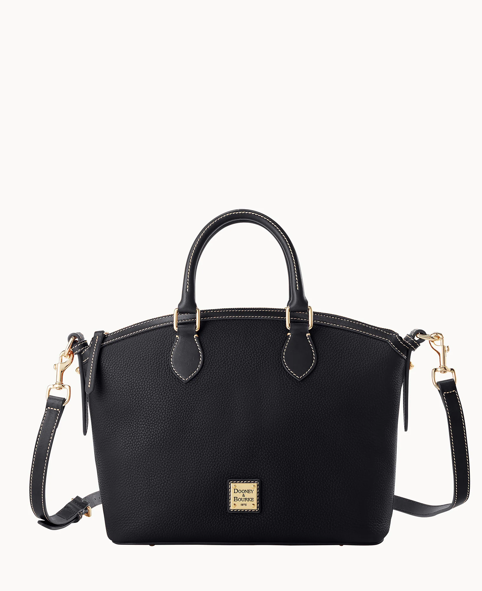 Pebble Grain Domed Satchel - Image 25