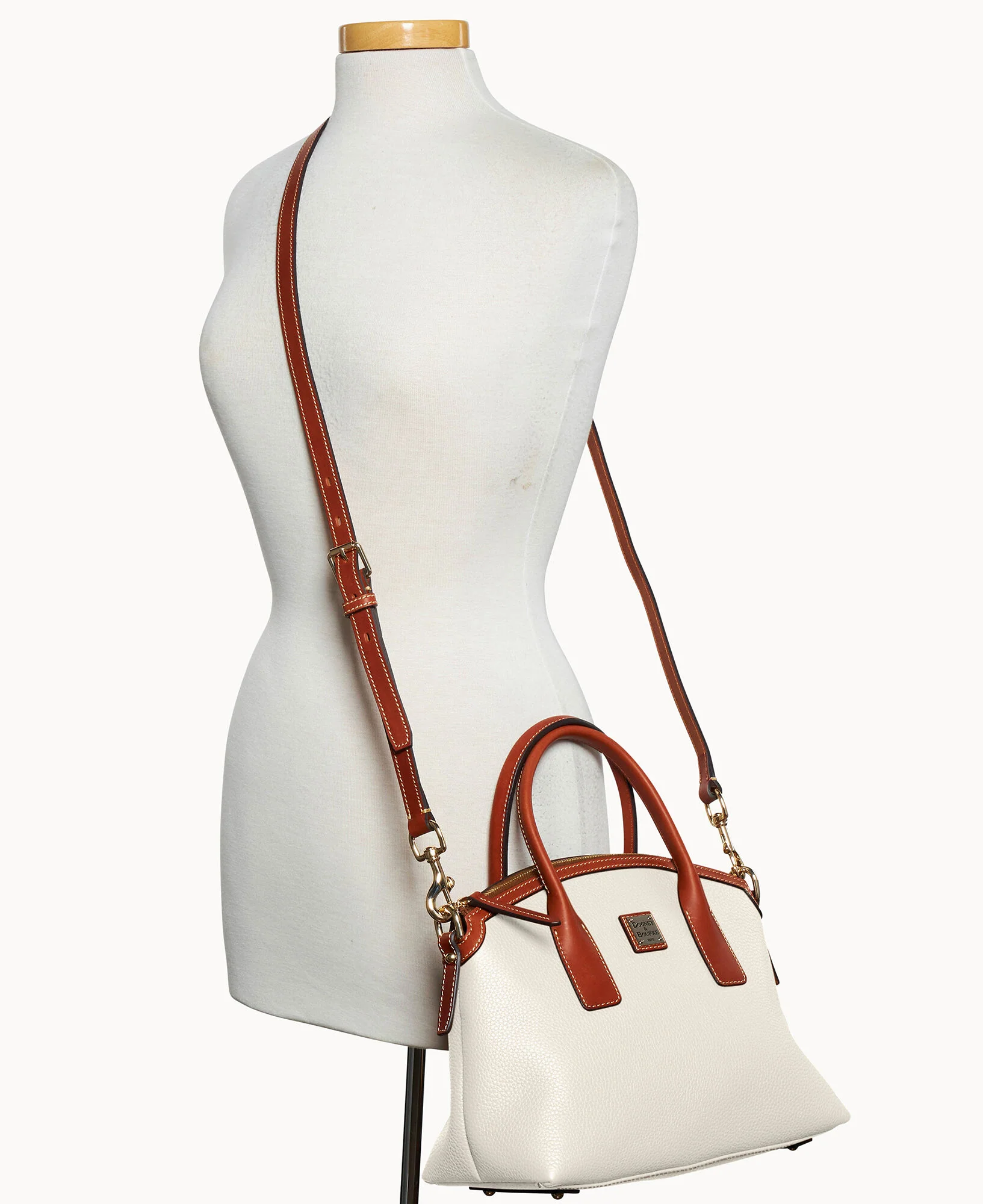 Pebble Grain Domed Satchel - Image 36