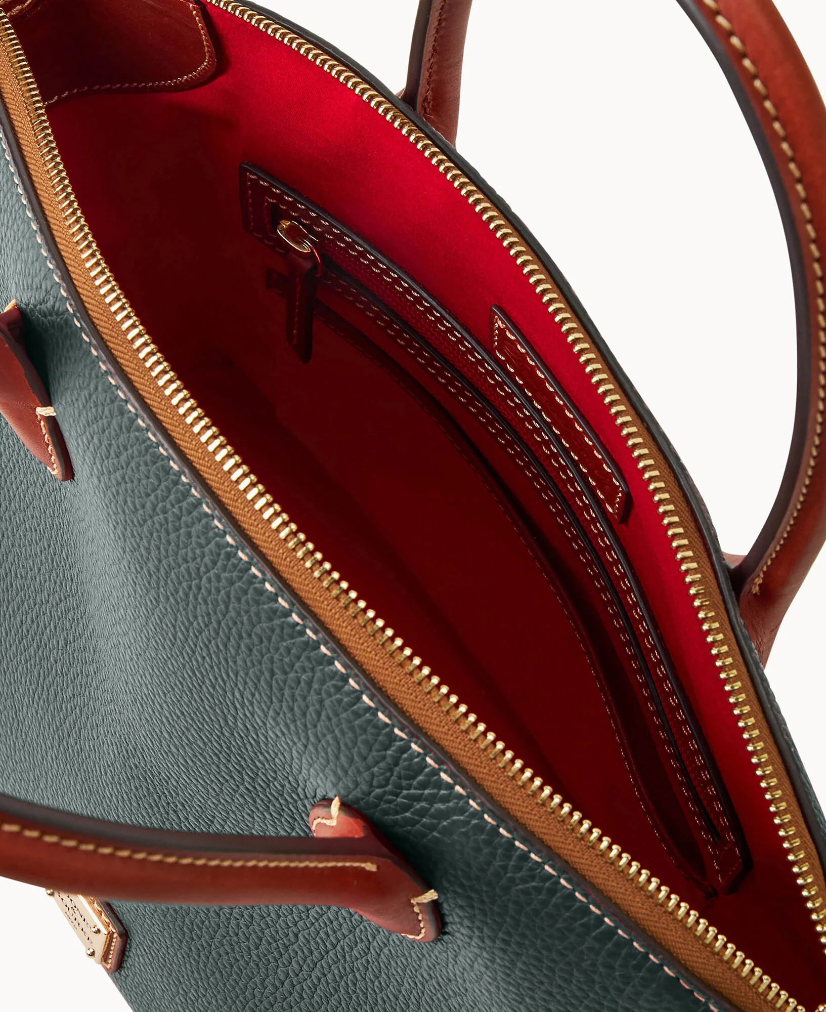 Pebble Grain Domed Satchel - Image 33