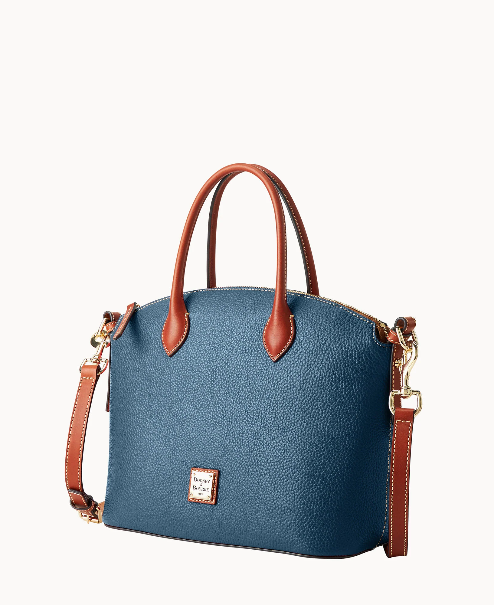 Pebble Grain Domed Satchel - Image 37