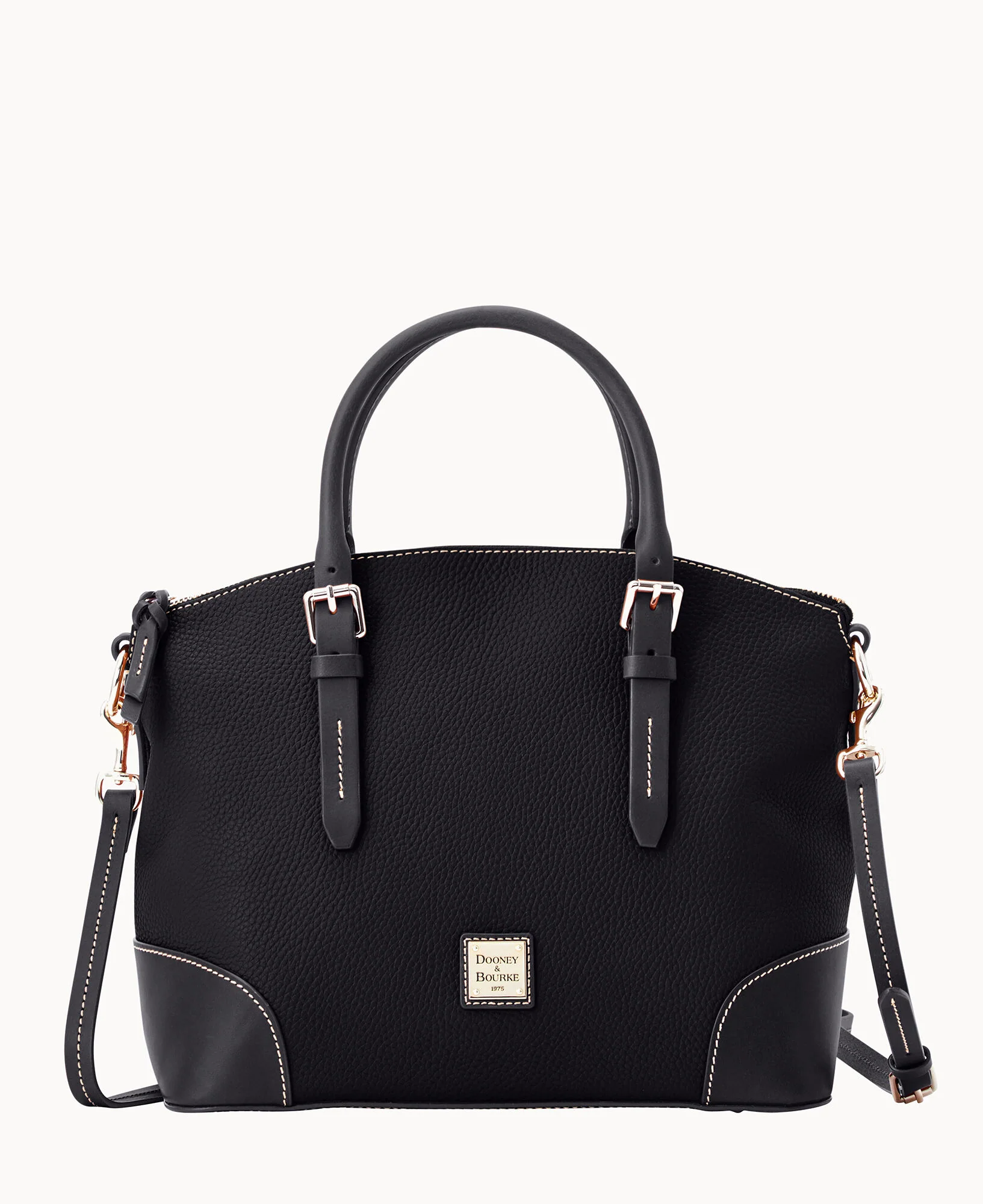 Pebble Grain Domed Satchel - Image 16