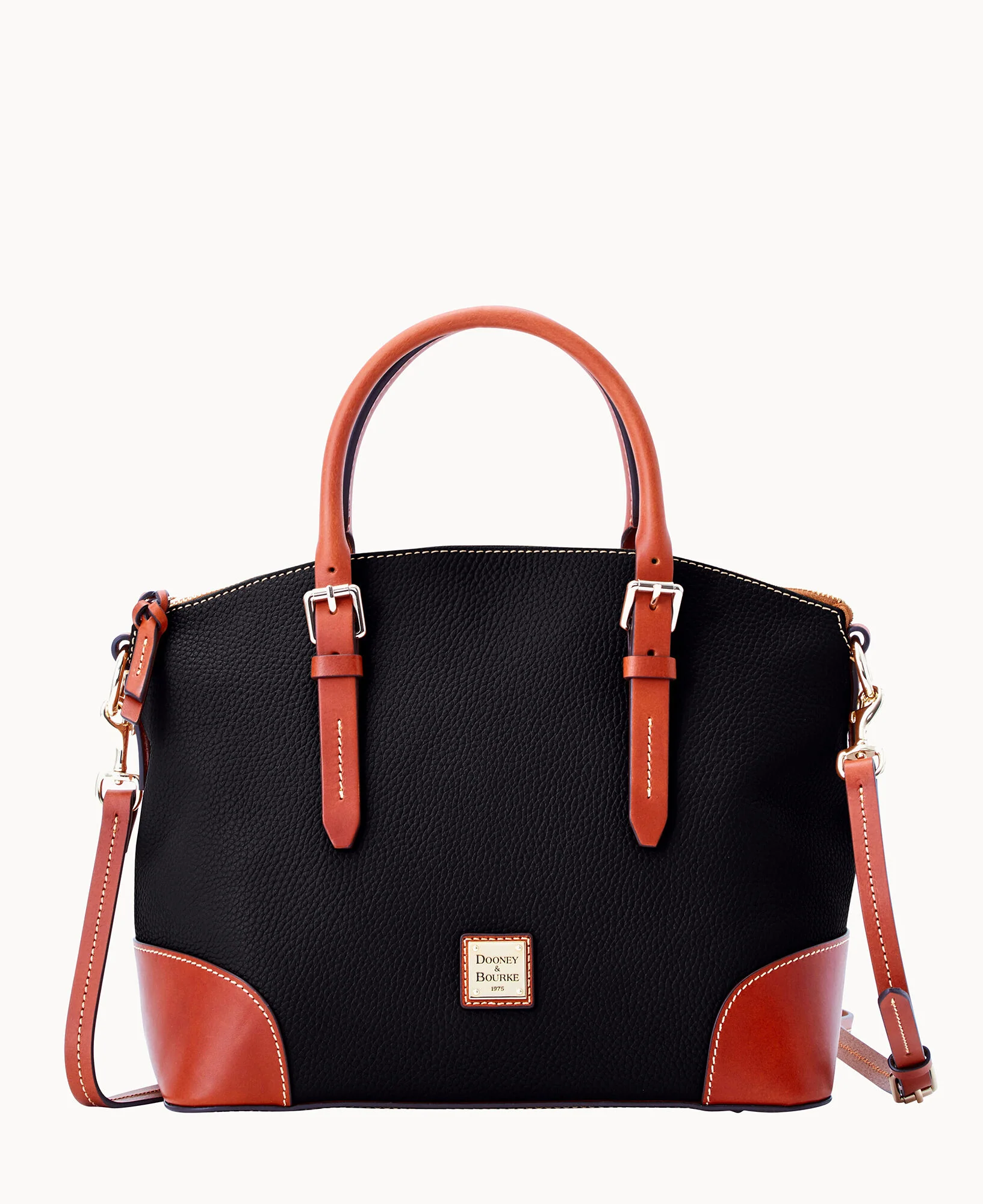 Pebble Grain Domed Satchel - Image 31