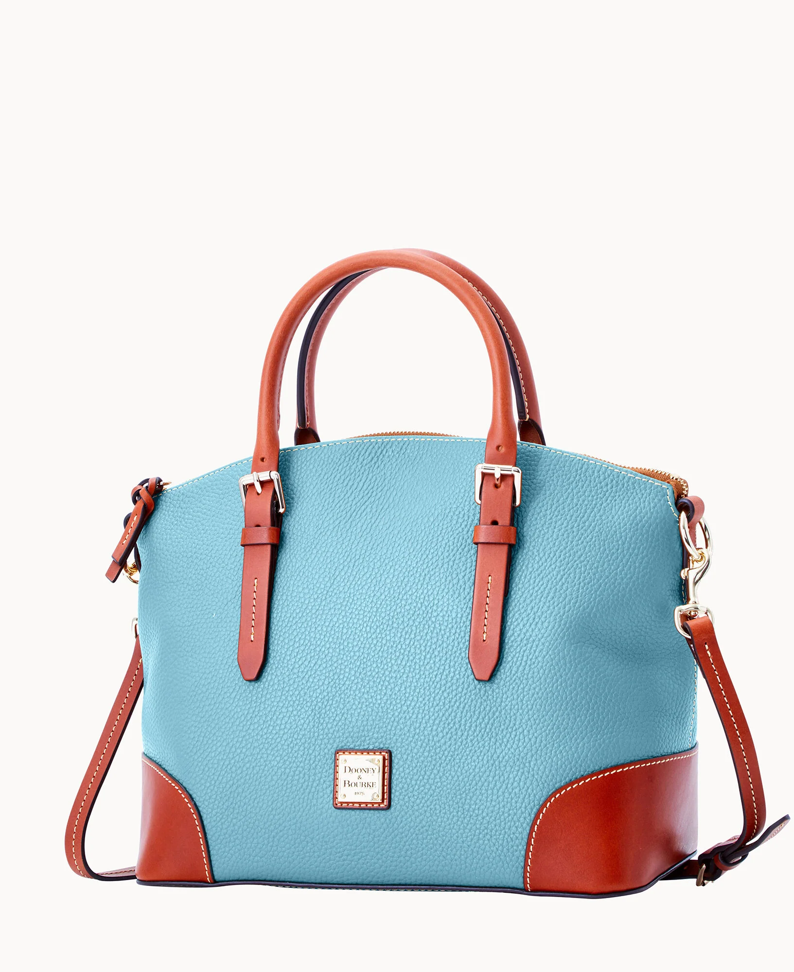 Pebble Grain Domed Satchel - Image 57