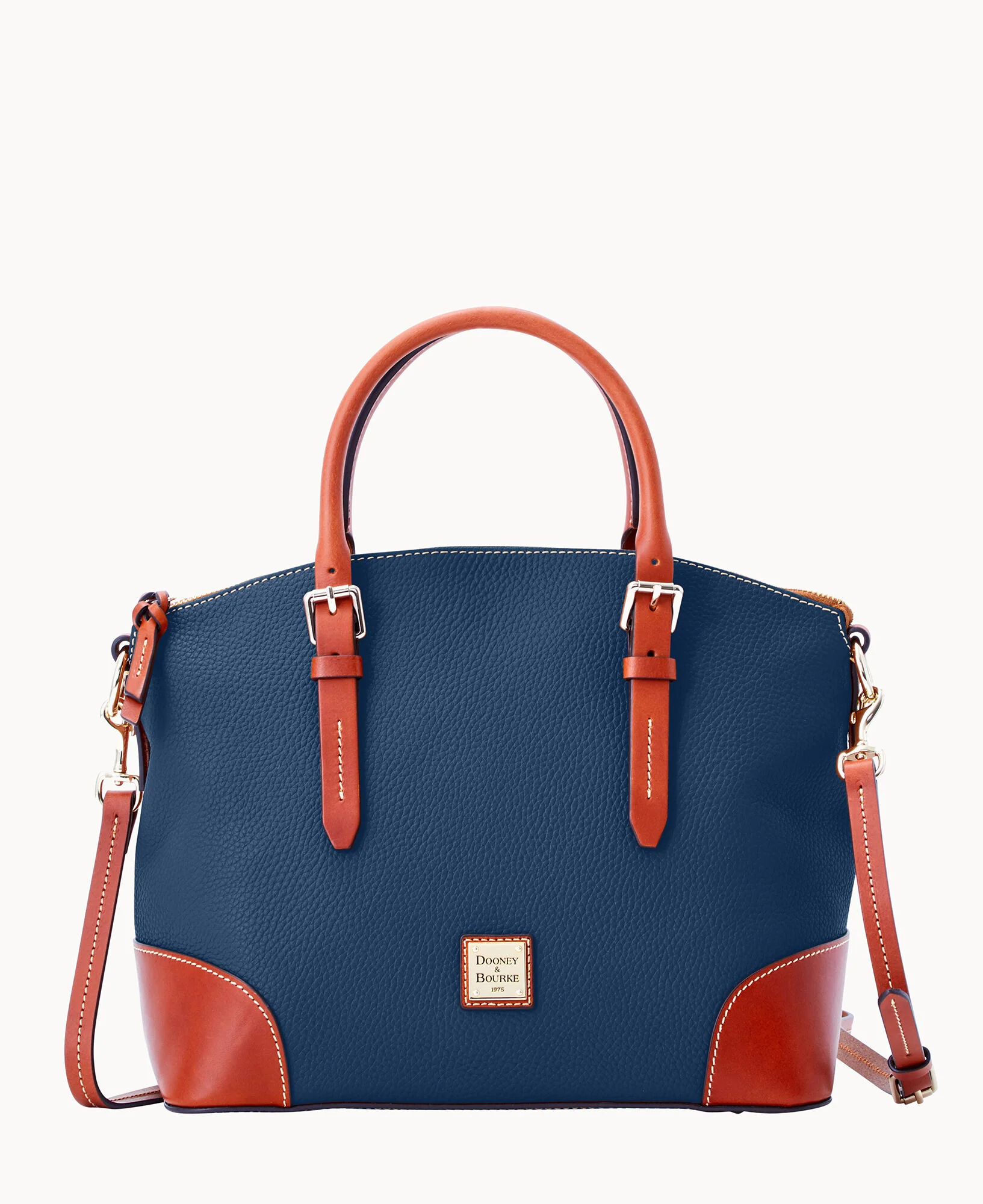 Pebble Grain Domed Satchel - Image 71