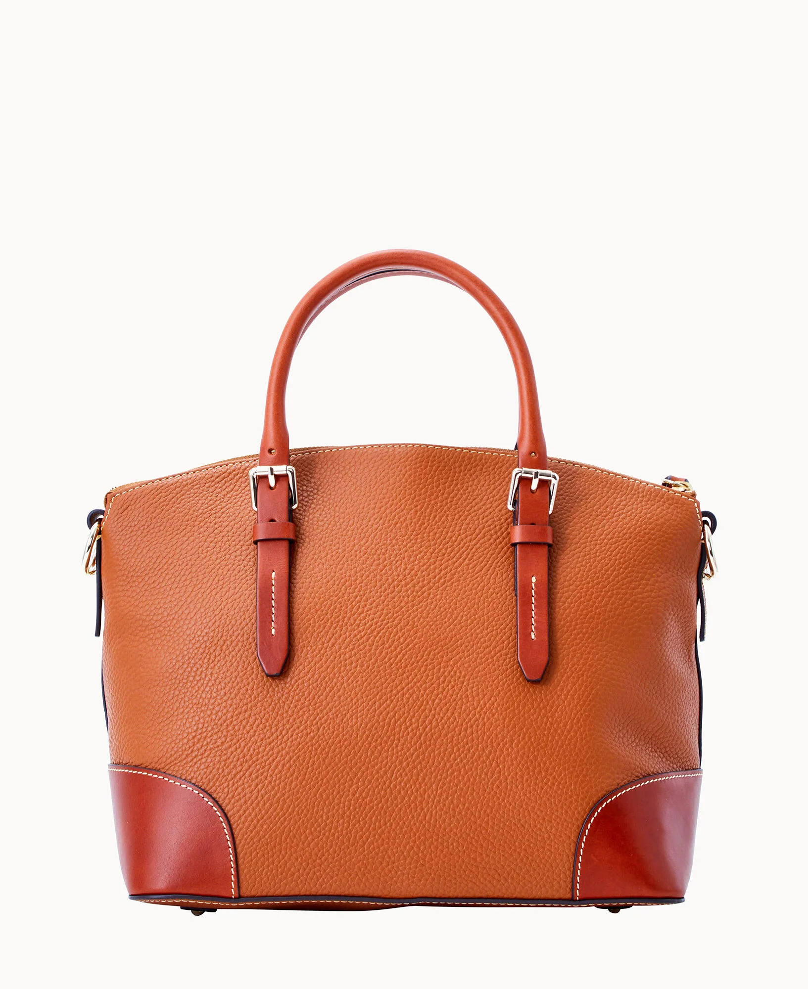 Pebble Grain Domed Satchel - Image 9