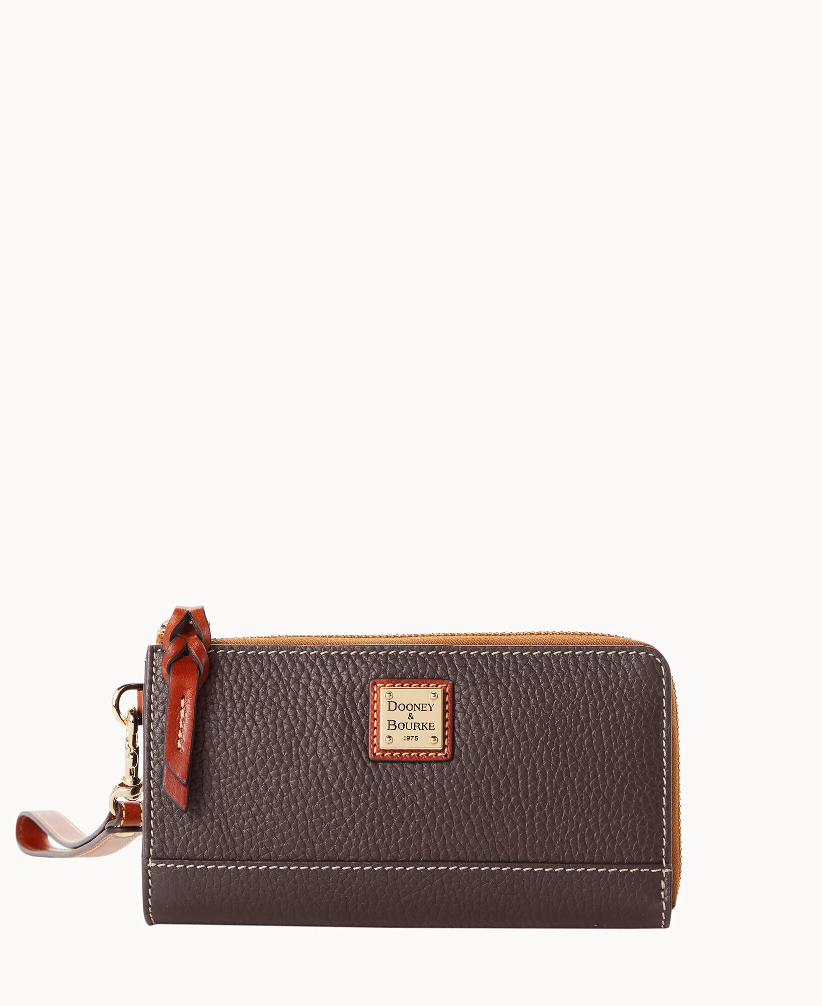 Pebble Grain Folded Zip Wristlet - Image 52