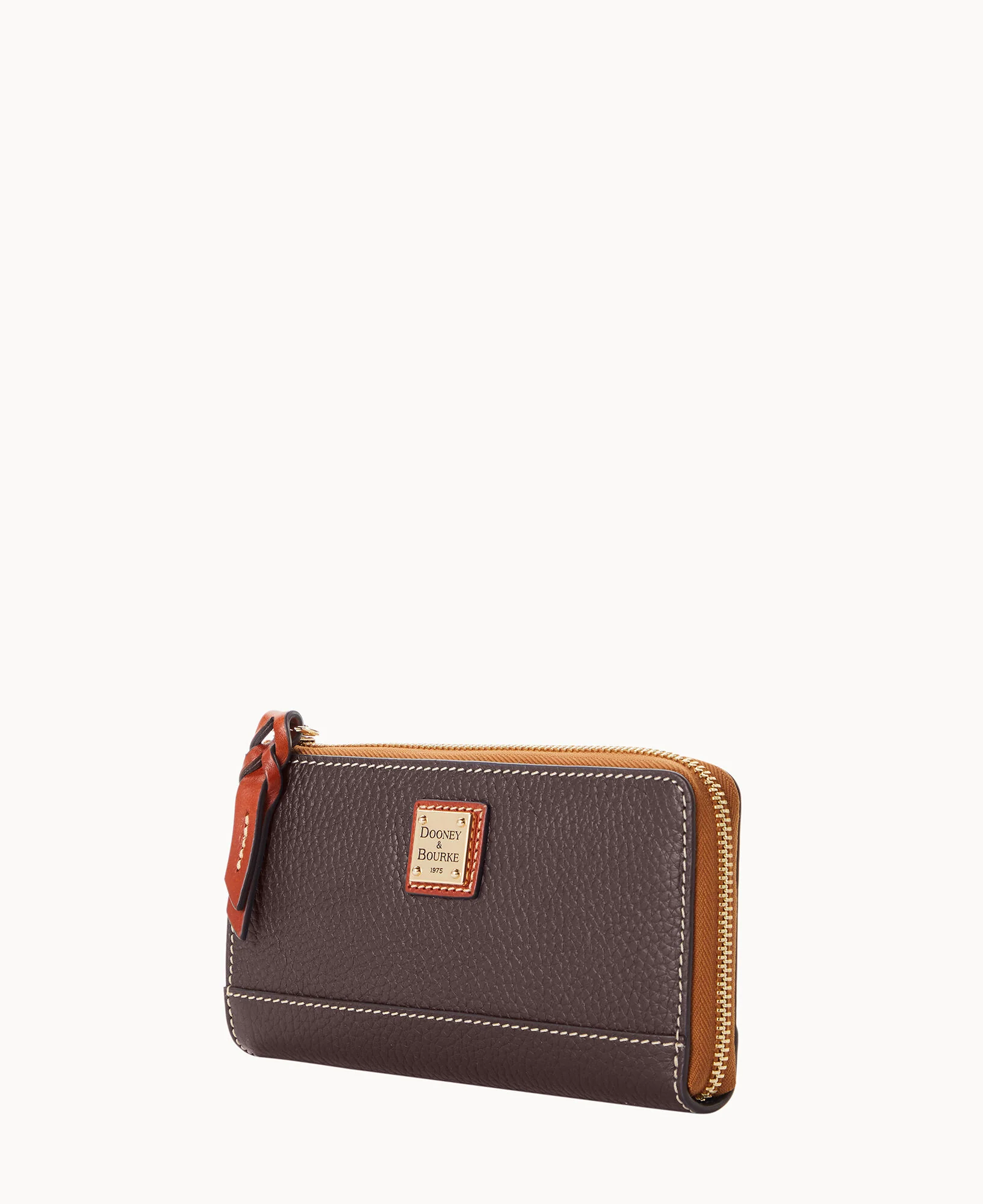 Pebble Grain Folded Zip Wristlet - Image 53