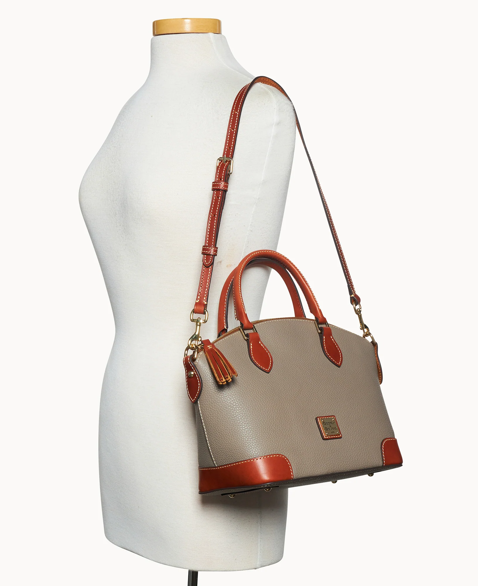 Pebble Grain Geena Satchel - Image 16