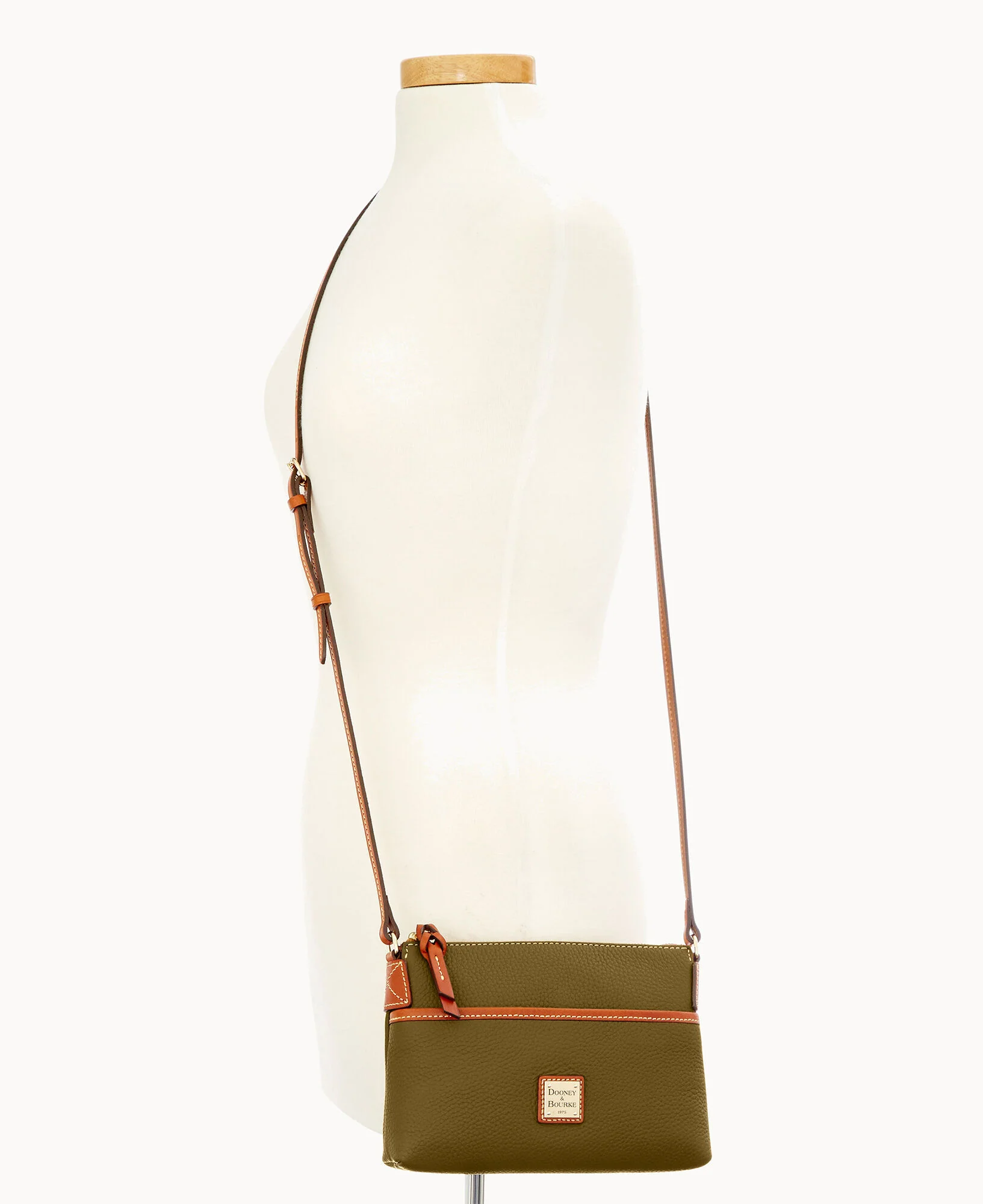 Pebble Grain Ginger Crossbody - Image 85