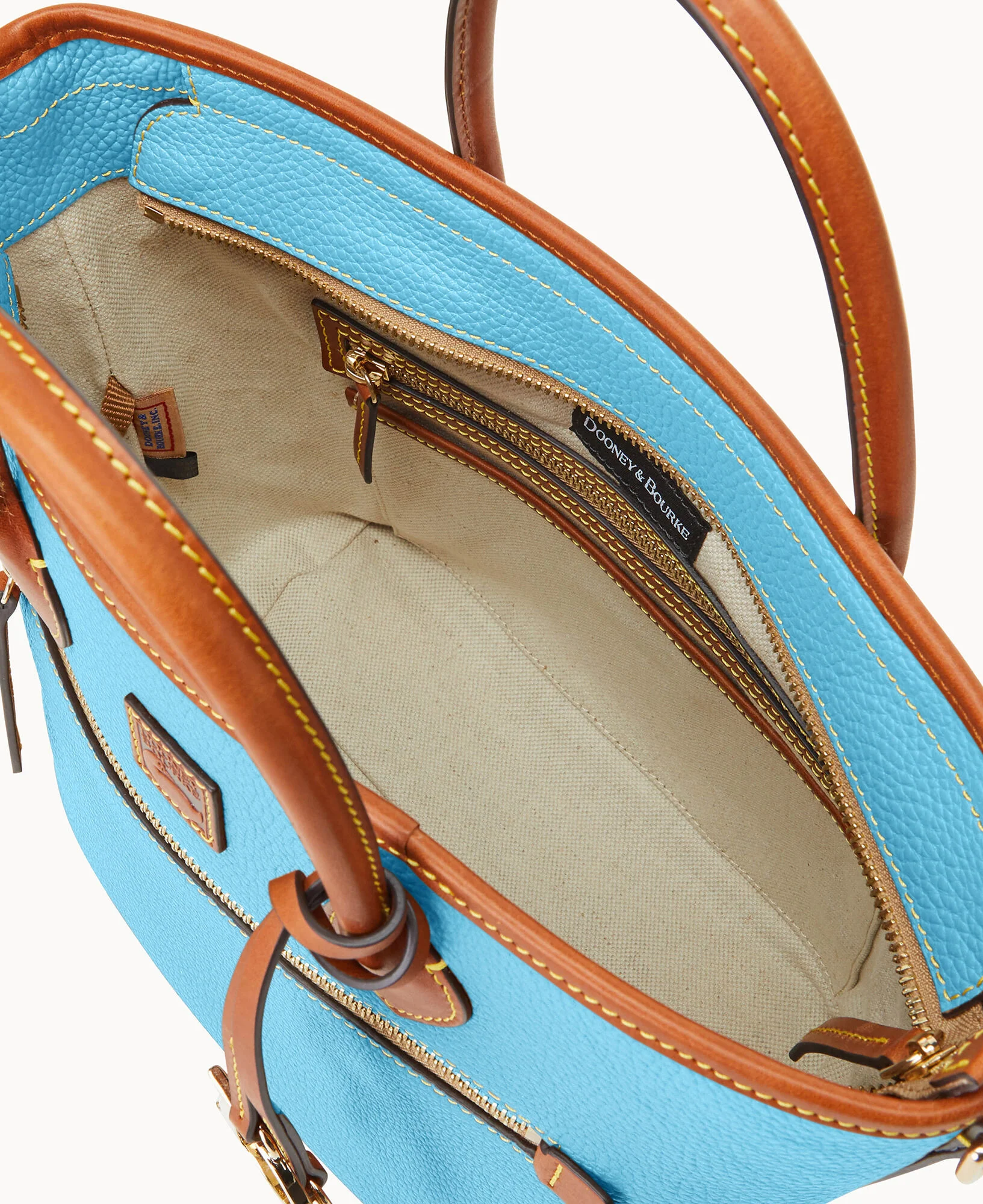 Pebble Grain Handle Tote - Image 15