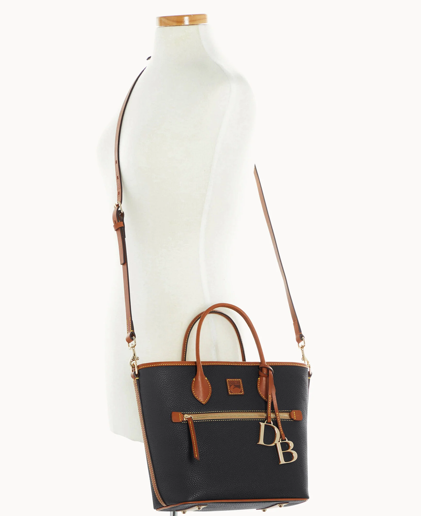 Pebble Grain Handle Tote - Image 8