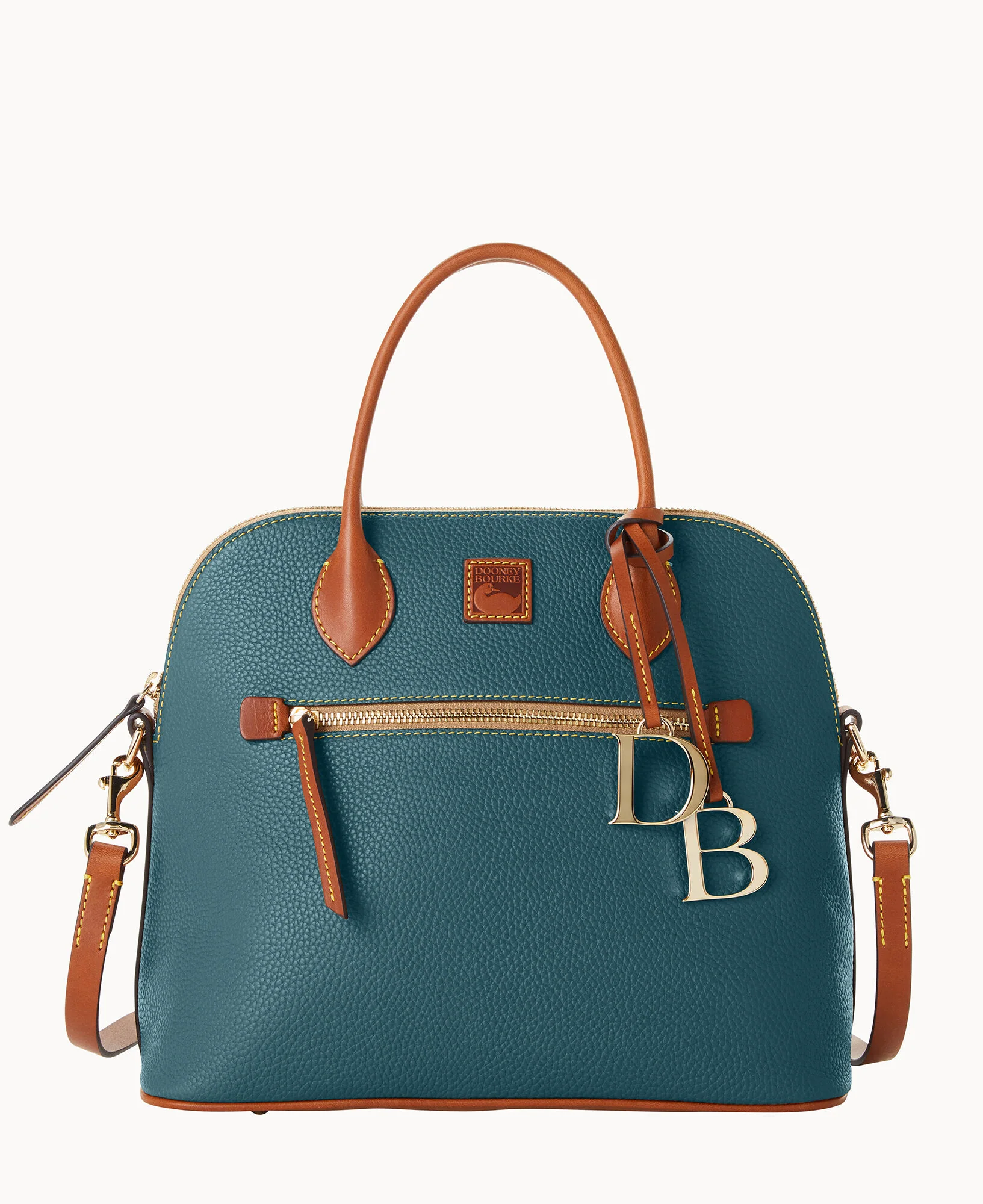 Pebble Grain Large Domed Satchel - Image 109